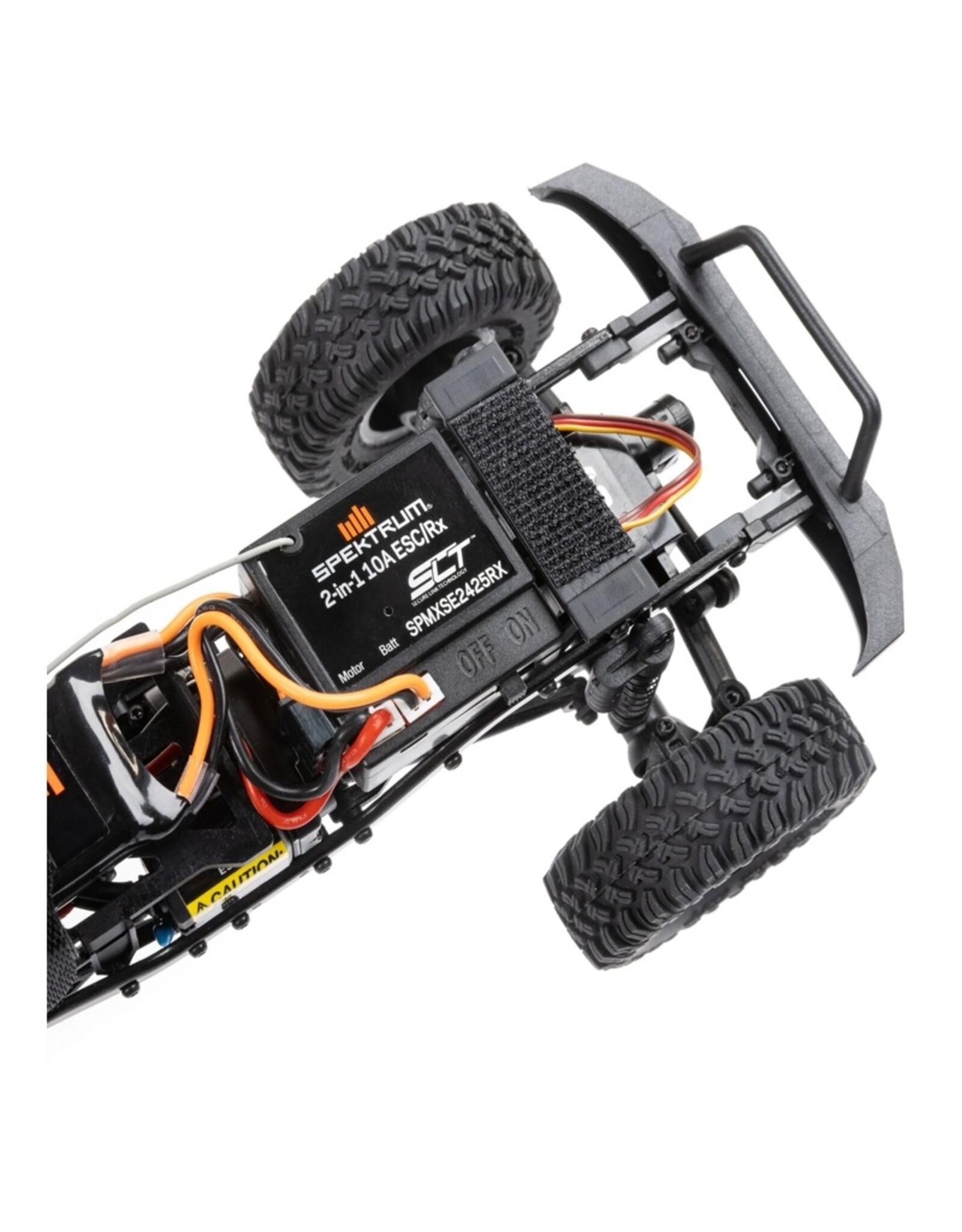 Axial AXI-1219T1 1/24 SCX24 Base Camp 4WD Rock Crawler Brushed RTR with Battery & Charger, White