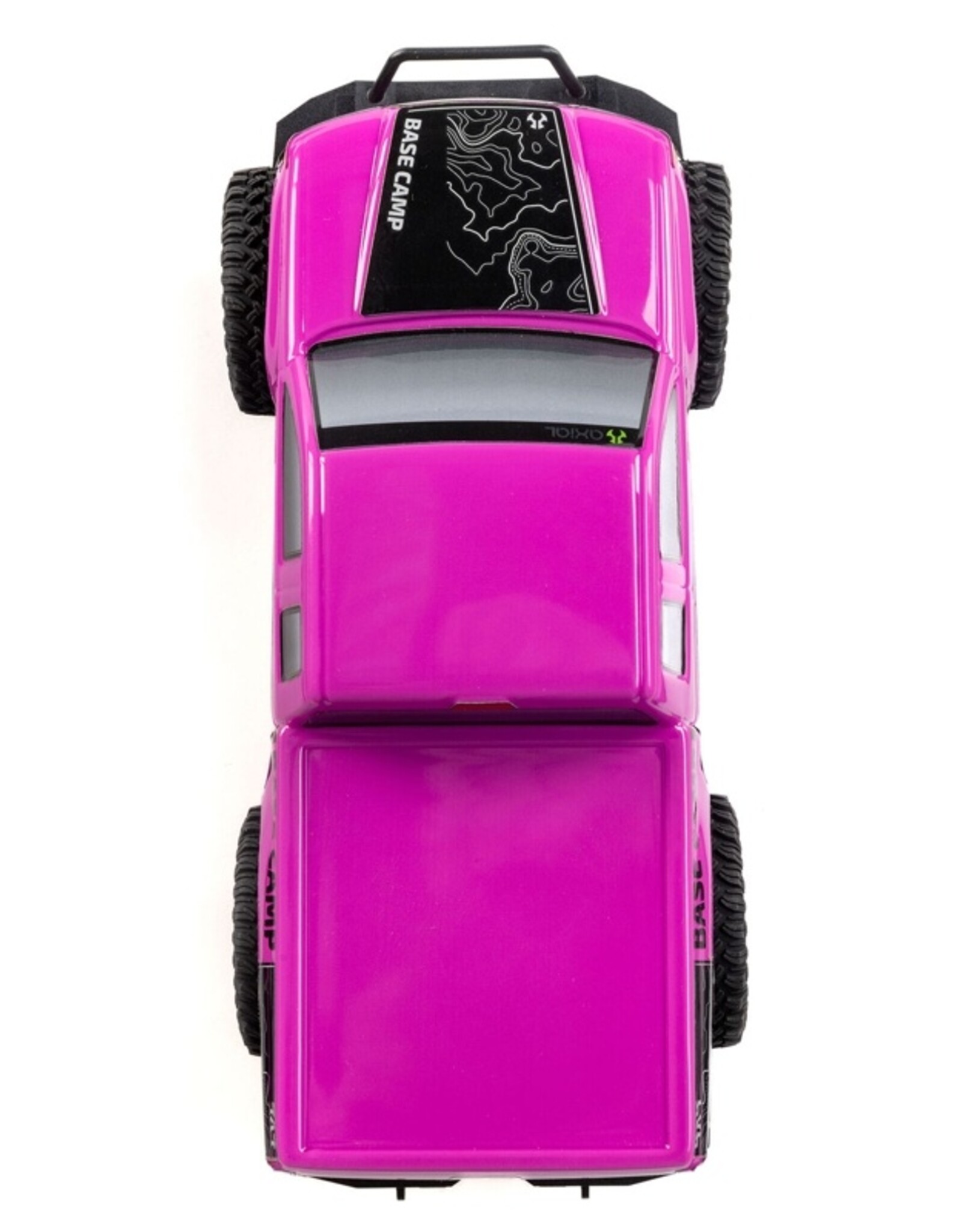 Axial AXI-1219T3 1/24 SCX24 Base Camp 4WD Rock Crawler Brushed RTR with Battery & Charger, pink