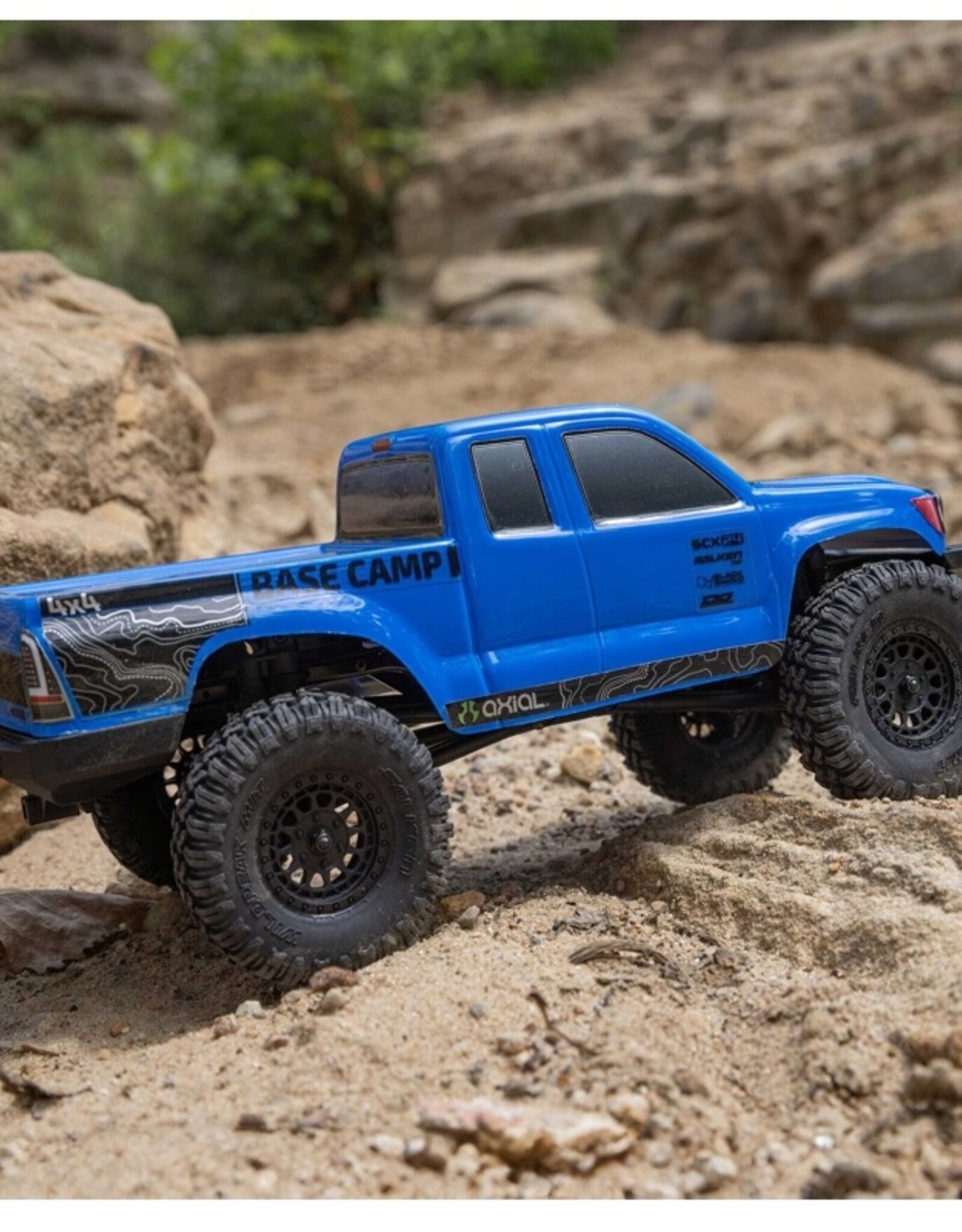 Axial AXI-1219T2 1/24 SCX24 Base Camp 4WD Rock Crawler  RTR , blue
