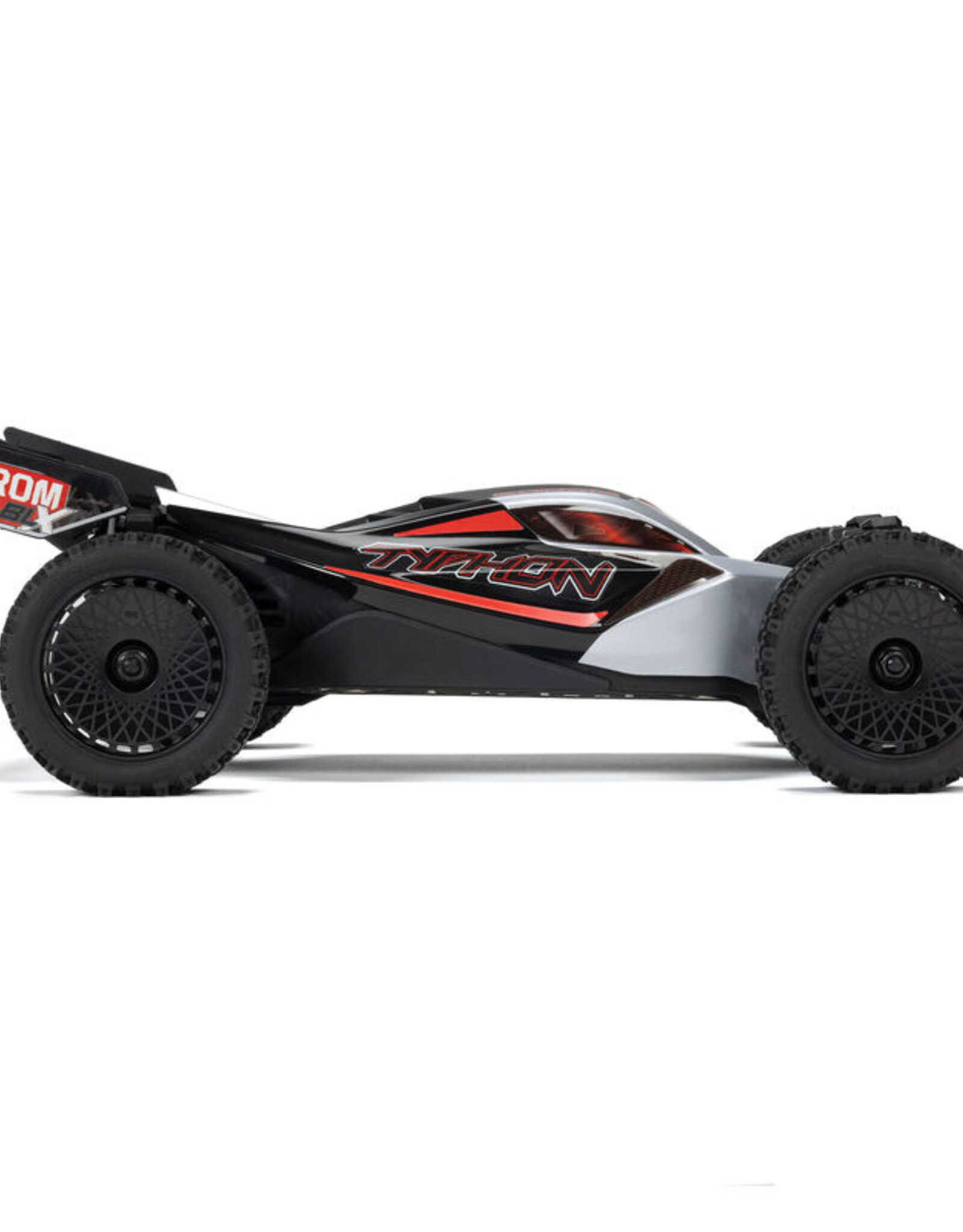 Arrma ARA2306T1 TYPHON GROM 223S BLX Brushless 4X4 Small Scale Buggy RTR, Silver