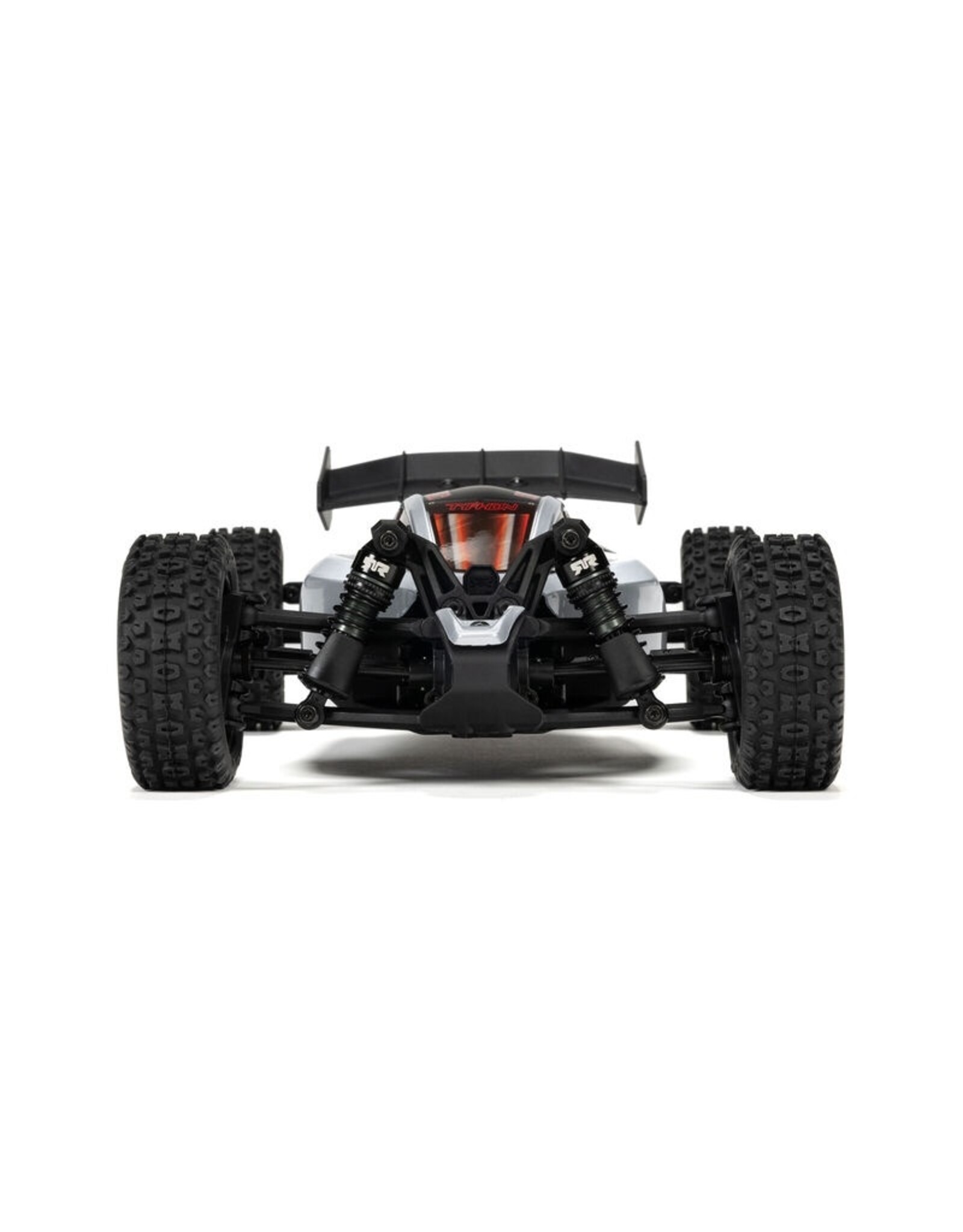 Arrma ARA2306T1 TYPHON GROM 223S BLX Brushless 4X4 Small Scale Buggy RTR, Silver