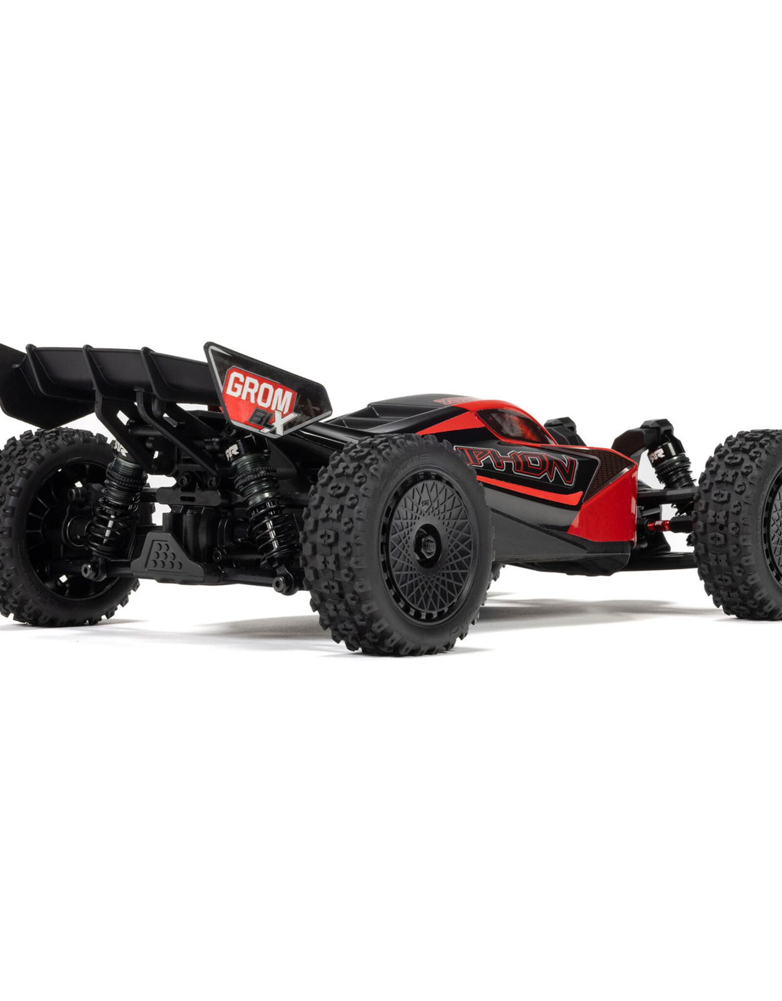 Arrma ARA2306ST1 TYPHON GROM 223S BLX Brushless 4X4 Small Scale Buggy RTR with Battery & Charger, Red