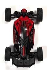 Arrma ARA2306ST1 TYPHON GROM 223S BLX Brushless 4X4 Small Scale Buggy RTR with Battery & Charger, Red