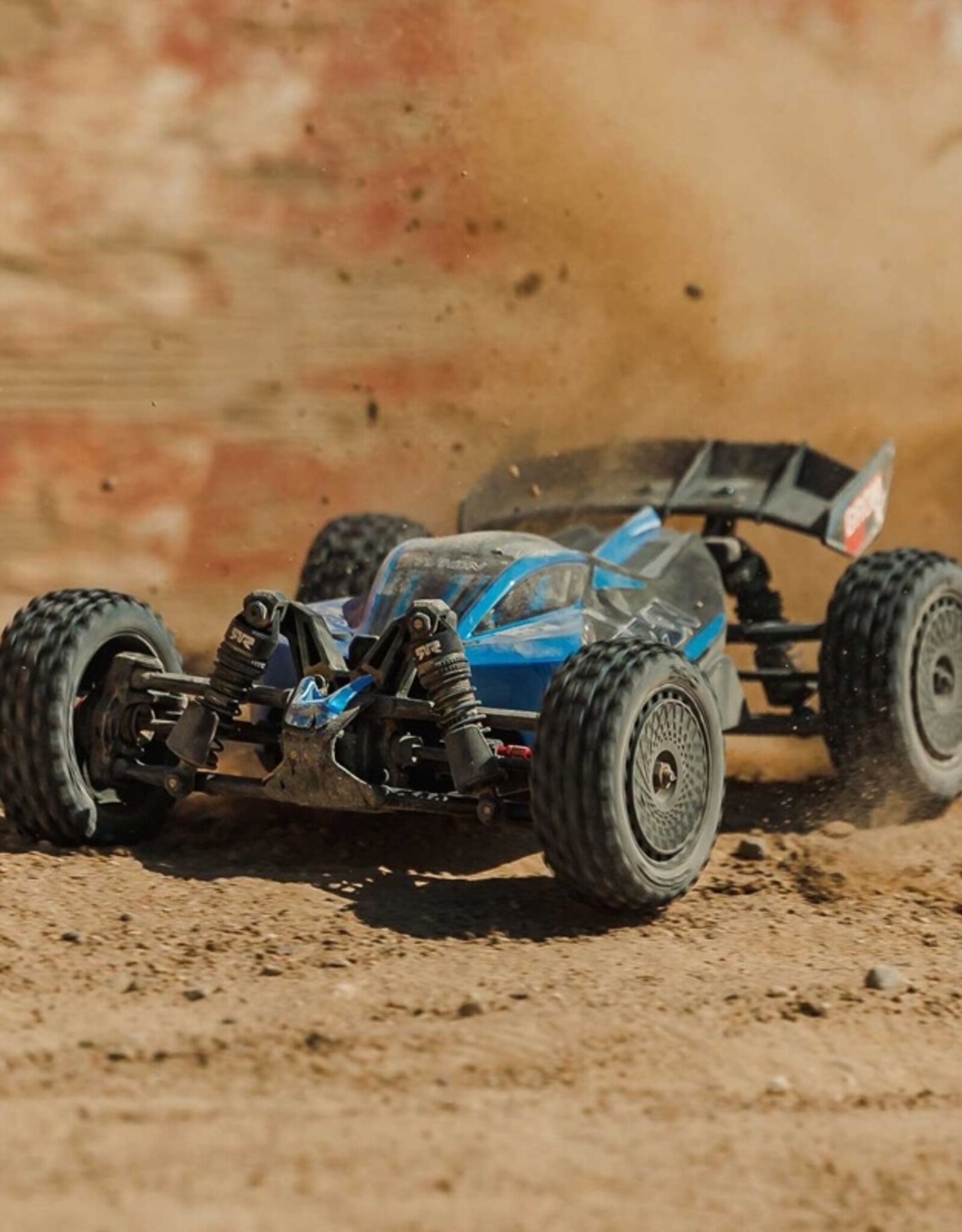 Arrma ARA2306ST2 TYPHON GROM BLX 4X4 Buggy RTR w/Battery & Charger, Blue