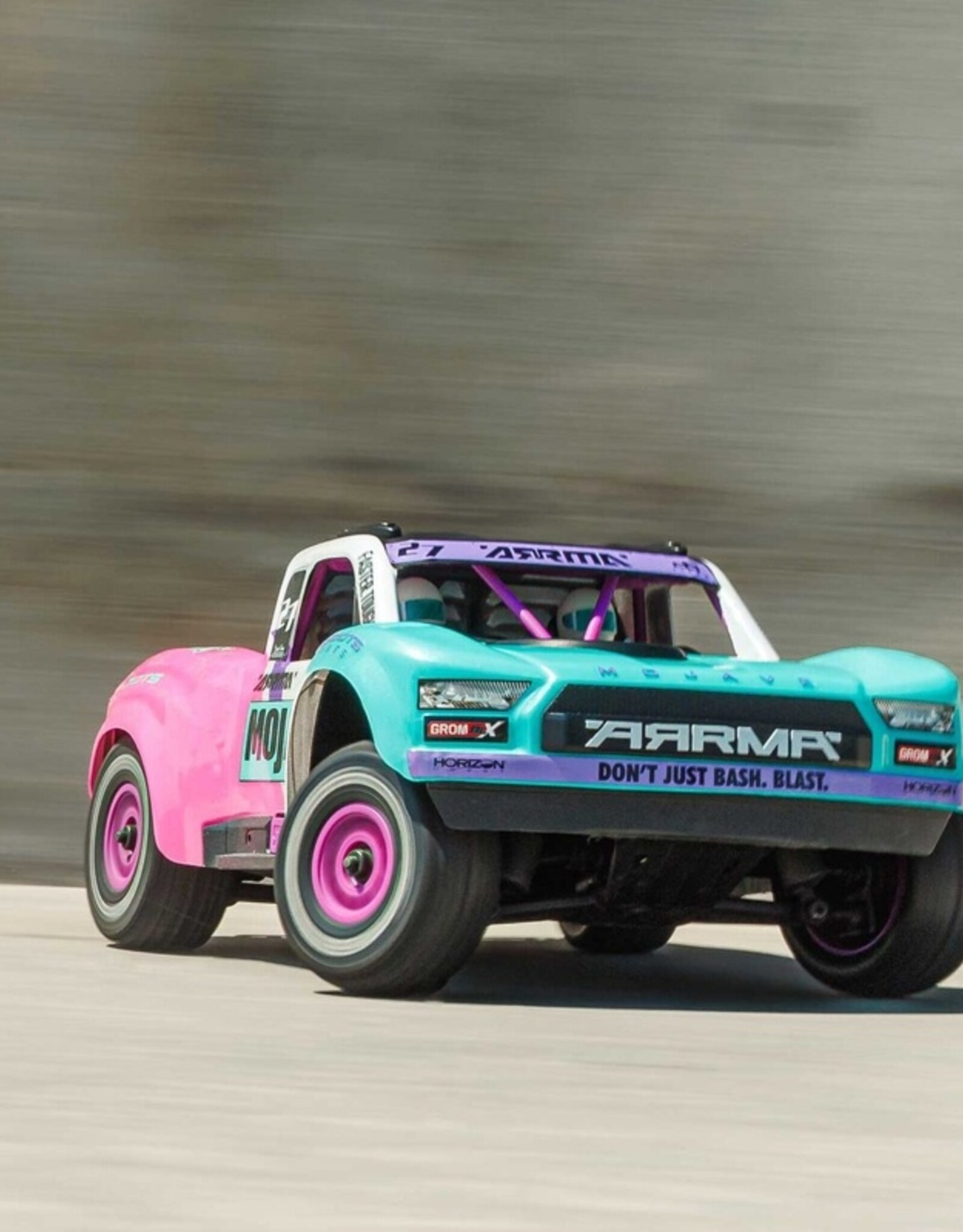 Arrma ARA2304ST1 MOJAVE GROM 223S BLX Brushless 4X4 RTR with Battery & Charger, Teal
