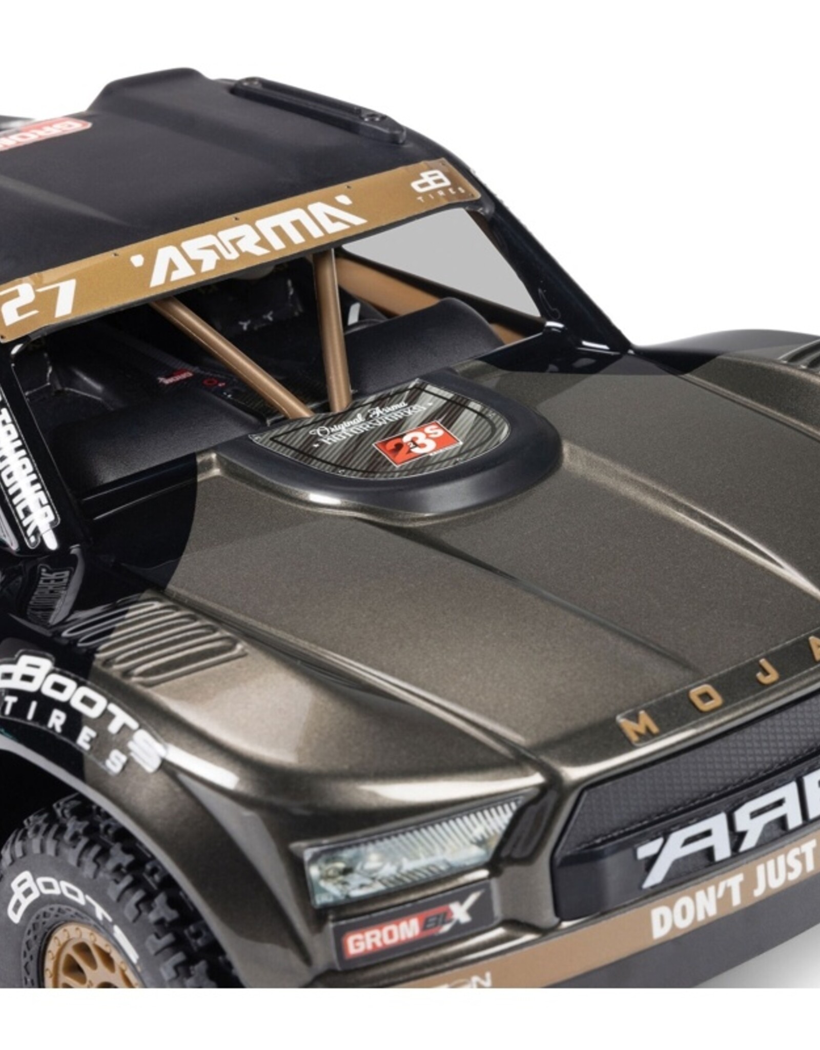Arrma ARA2304T1 MOJAVE GROM 223S BLX Brushless 4X4 Small Scale Desert Truck RTR, Black