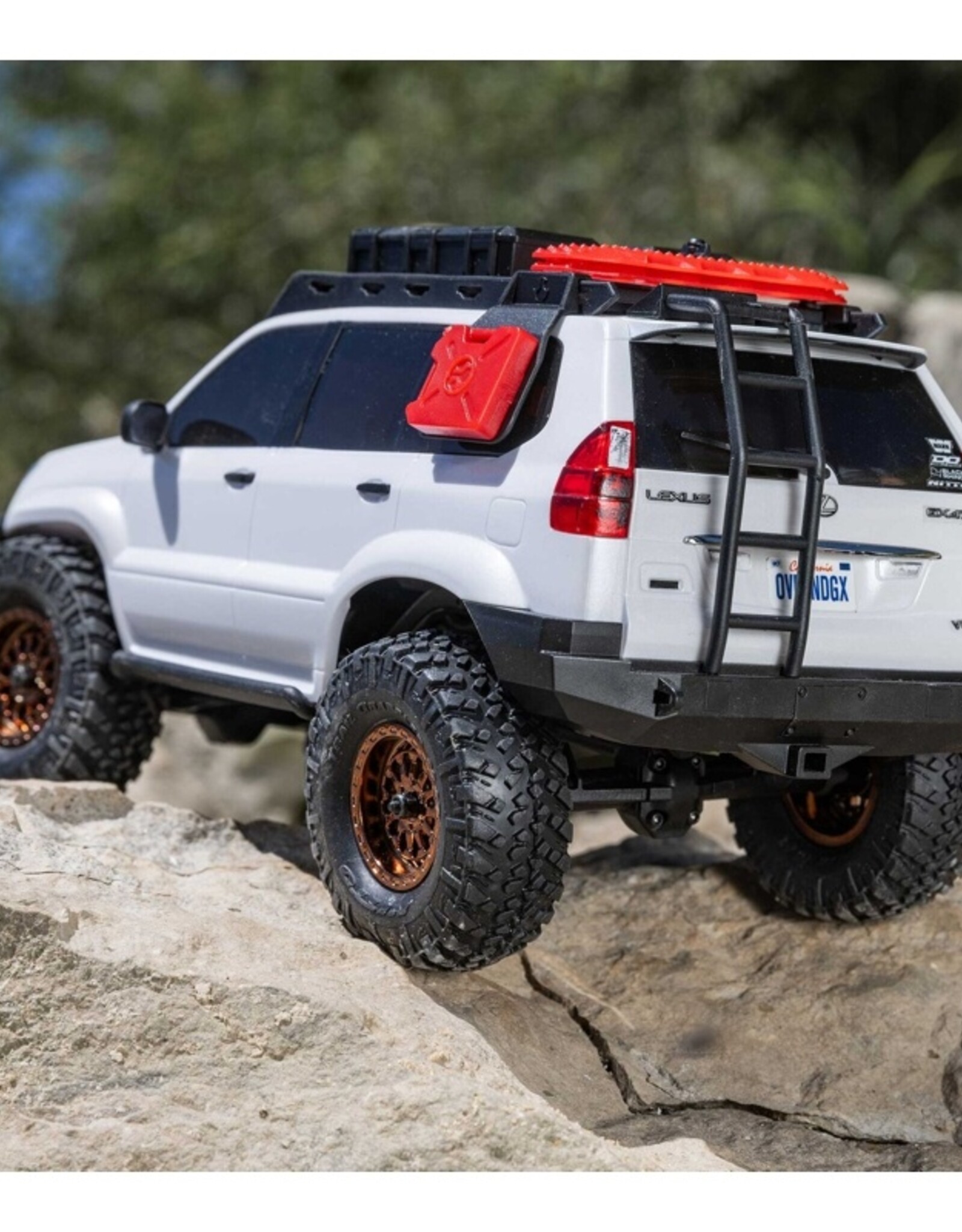 Axial AXI-1532T1 1/24 SCX24 Lexus GX 470 4X4 Rock Crawler RTR, White