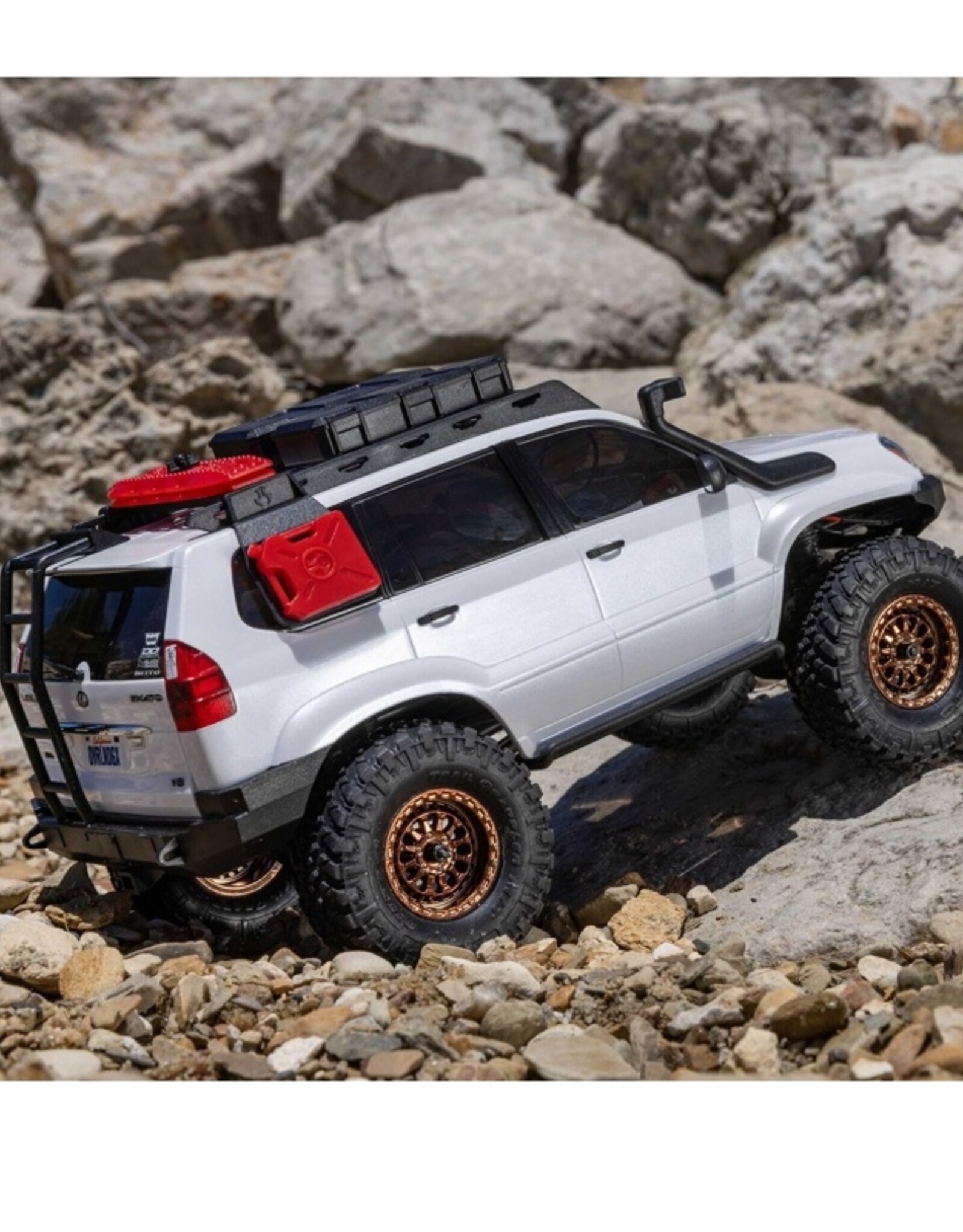 Axial AXI-1532T1 1/24 SCX24 Lexus GX 470 4X4 Rock Crawler RTR, White