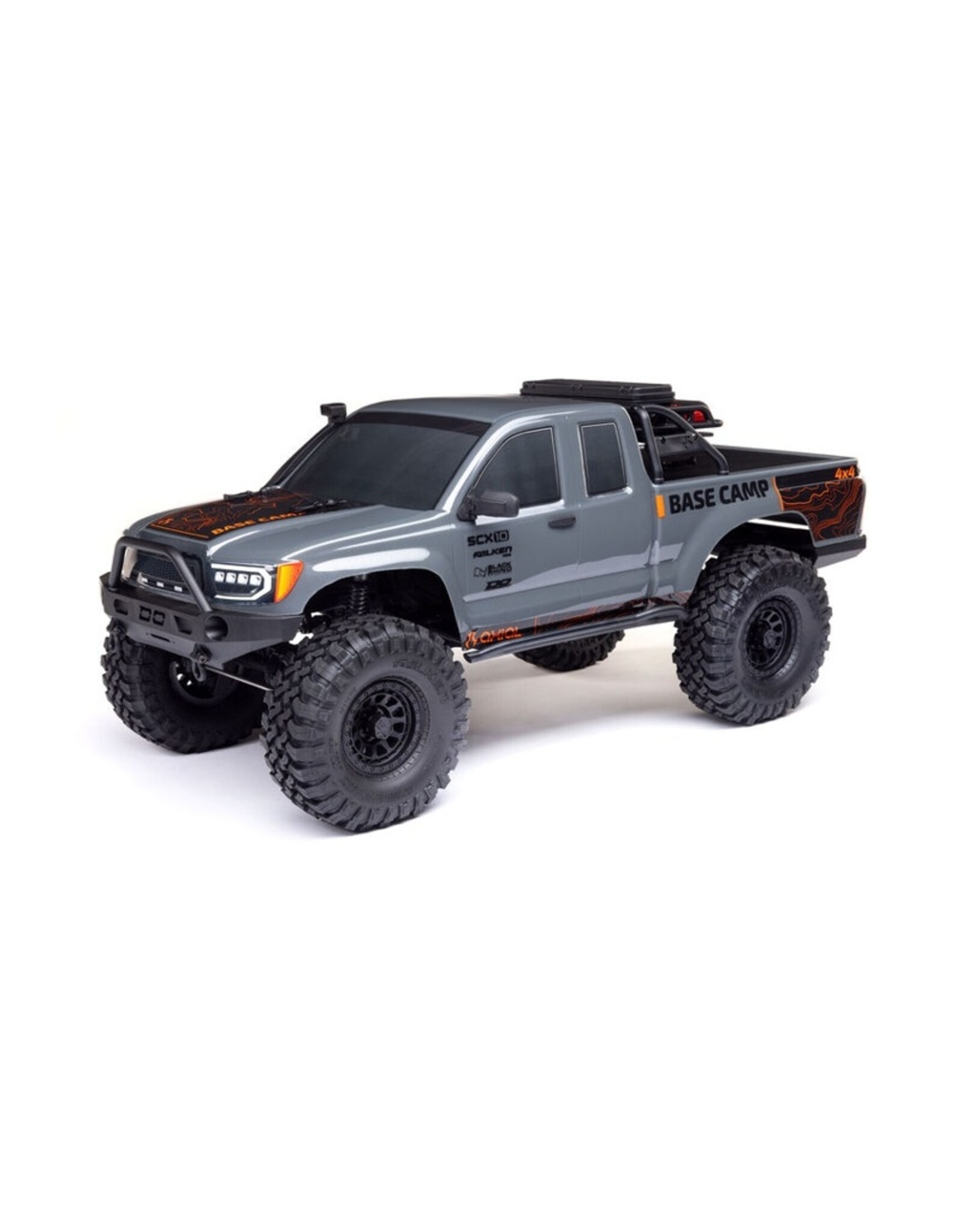 Axial AXI-1375T2 1/10 SCX10 III Base Camp 4X4 Rock Crawler Brushed RTR, Gray
