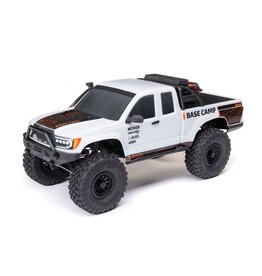 Axial AXI-1375T1  1/10 SCX10 III Base Camp 4X4 Rock Crawler Brushed RTR, WHITE