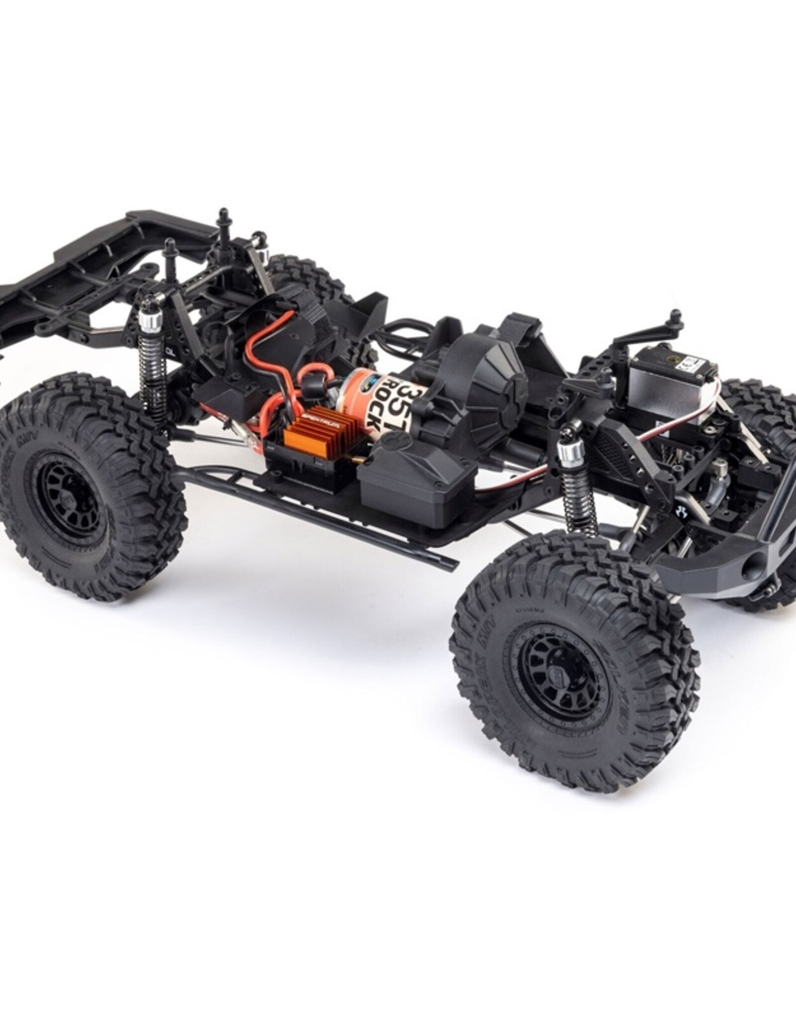 Axial AXI-1375T1  1/10 SCX10 III Base Camp 4X4 Rock Crawler Brushed RTR, WHITE