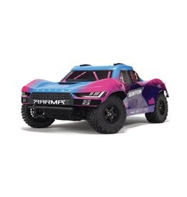 Arrma ARA4303V4T3 1/10 SENTON 223S BLX Brushless 4X4 Short Course Truck RTR with DSC, Blue