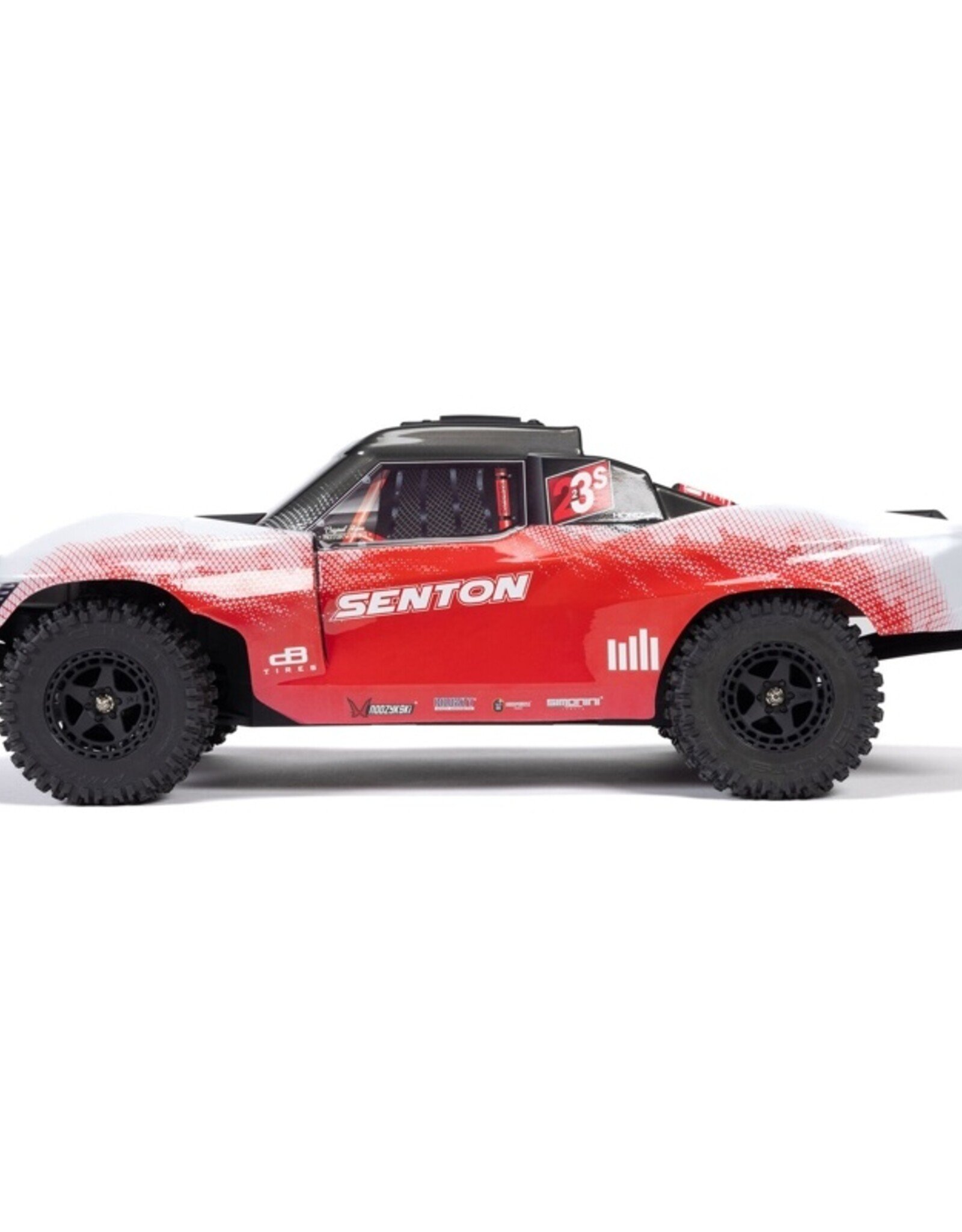 Arrma ARA4303V4T2 1/10 SENTON 223S BLX Brushless 4X4 Short Course Truck RTR with DSC, Red