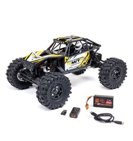 Axial AXI-1750T2 1/18 UTB18 Capra 4WS 4WD Trail Buggy RTR with Battery & Charger, Yellow
