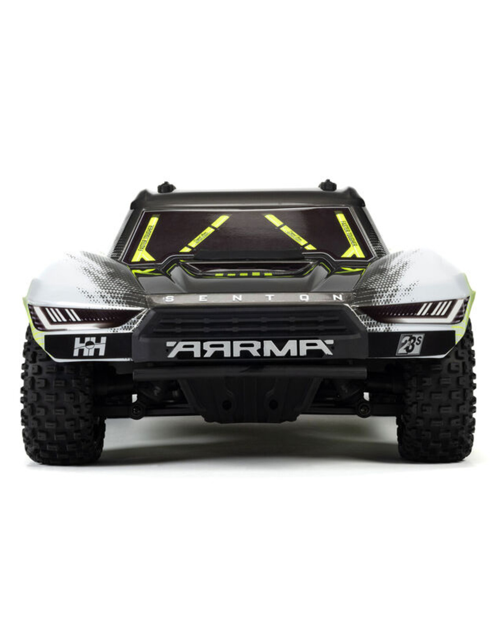 Arrma ARA4303V4T1 1/10 SENTON 223S BLX Brushless 4X4 Short Course Truck RTR with DSC, Yellow