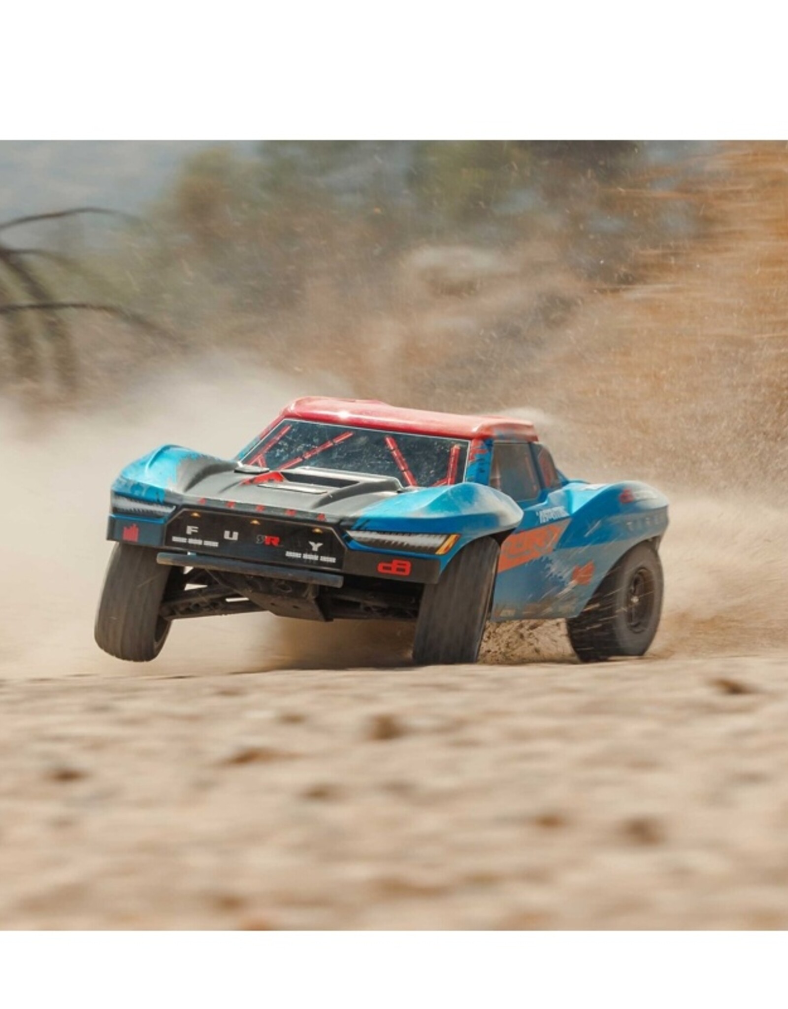 Arrma ARA3521T1 1/10 FURY 223S BLX Brushless 2WD Short Course Truck RTR with DSC, Blue