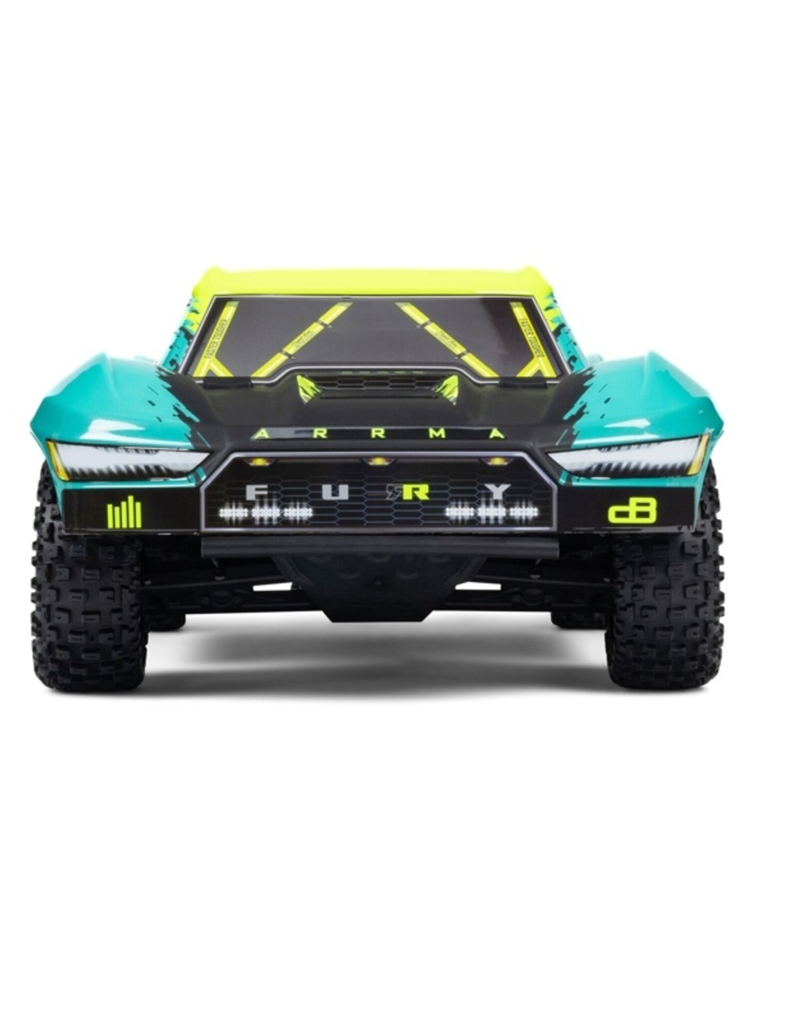 Arrma ARA3521T2 1/10 FURY 223S BLX Brushless 2WD Short Course Truck RTR with DSC, Green
