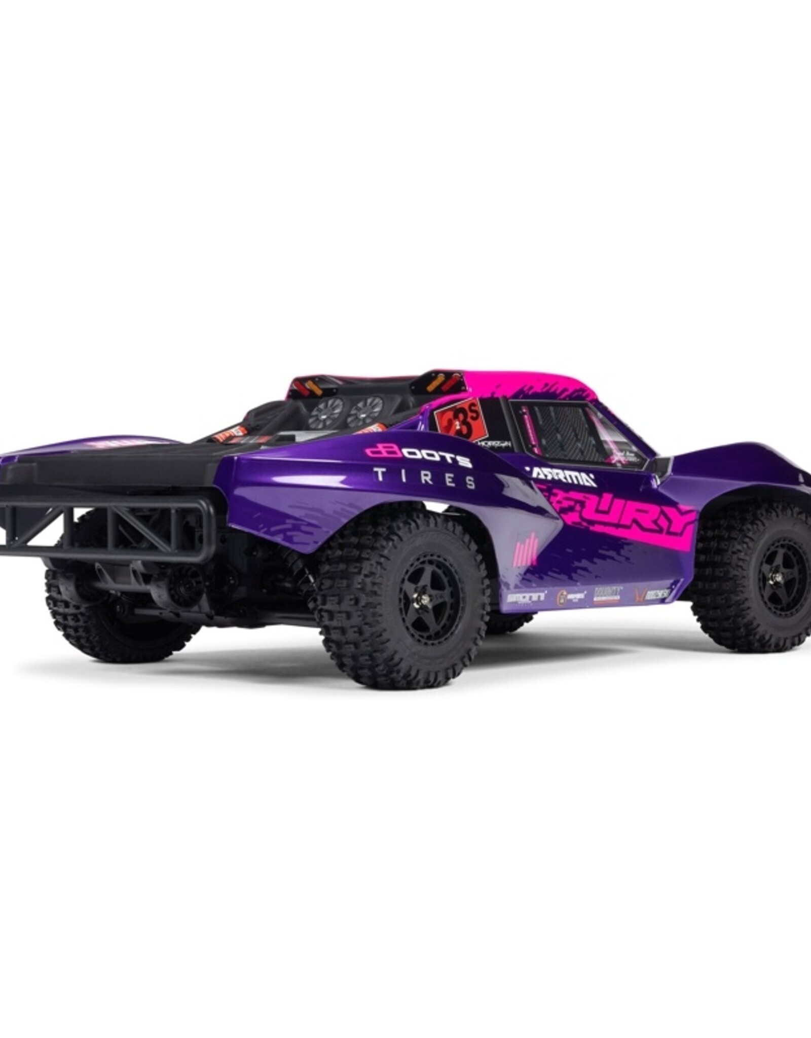 Arrma ARA3521T3 1/10 FURY 223S BLX Brushless 2WD Short Course Truck RTR with DSC, Purple