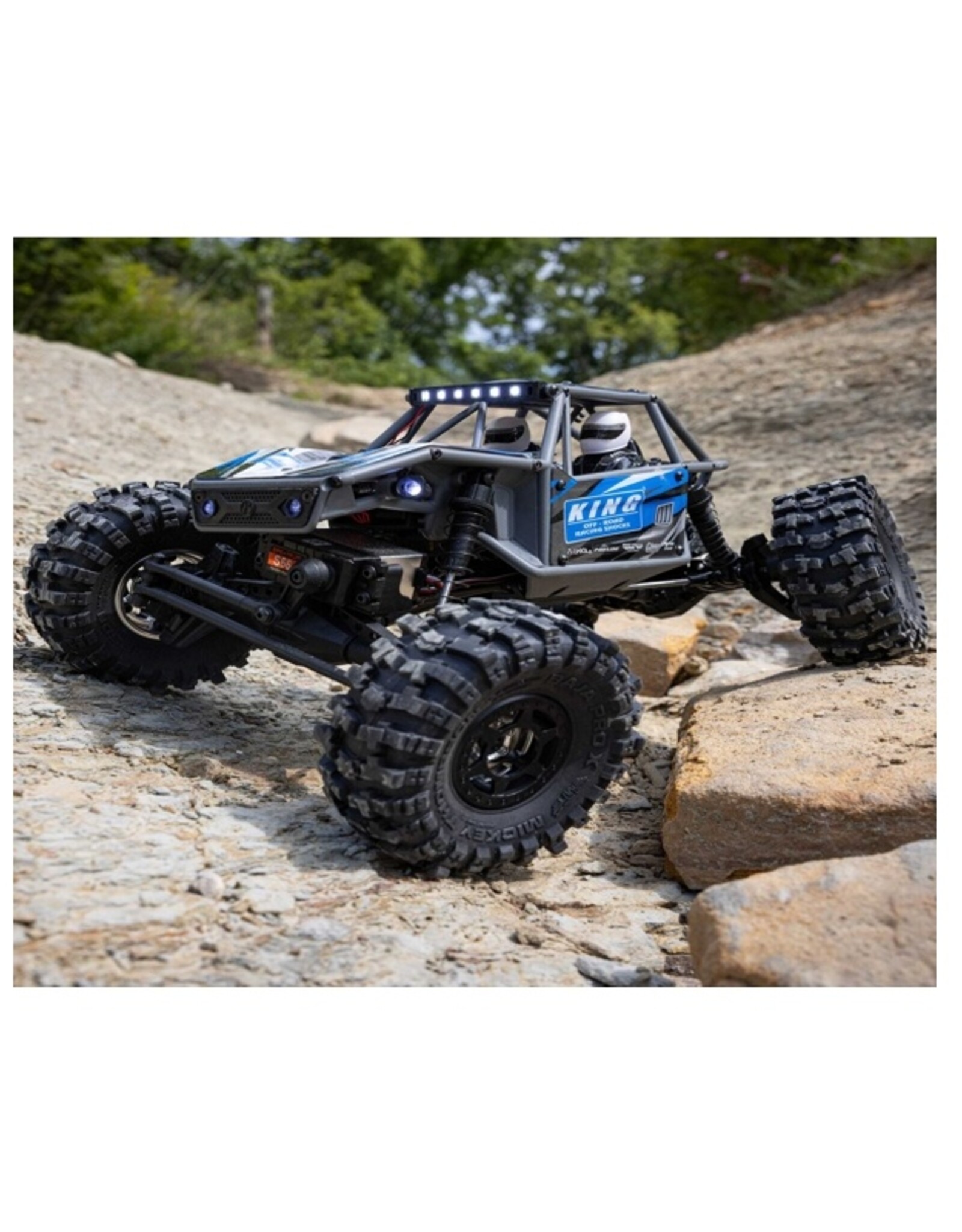 Axial AXI-1750T1 1/18 UTB18 Capra 4WS 4WD Trail Buggy RTR with Battery & Charger, Blue