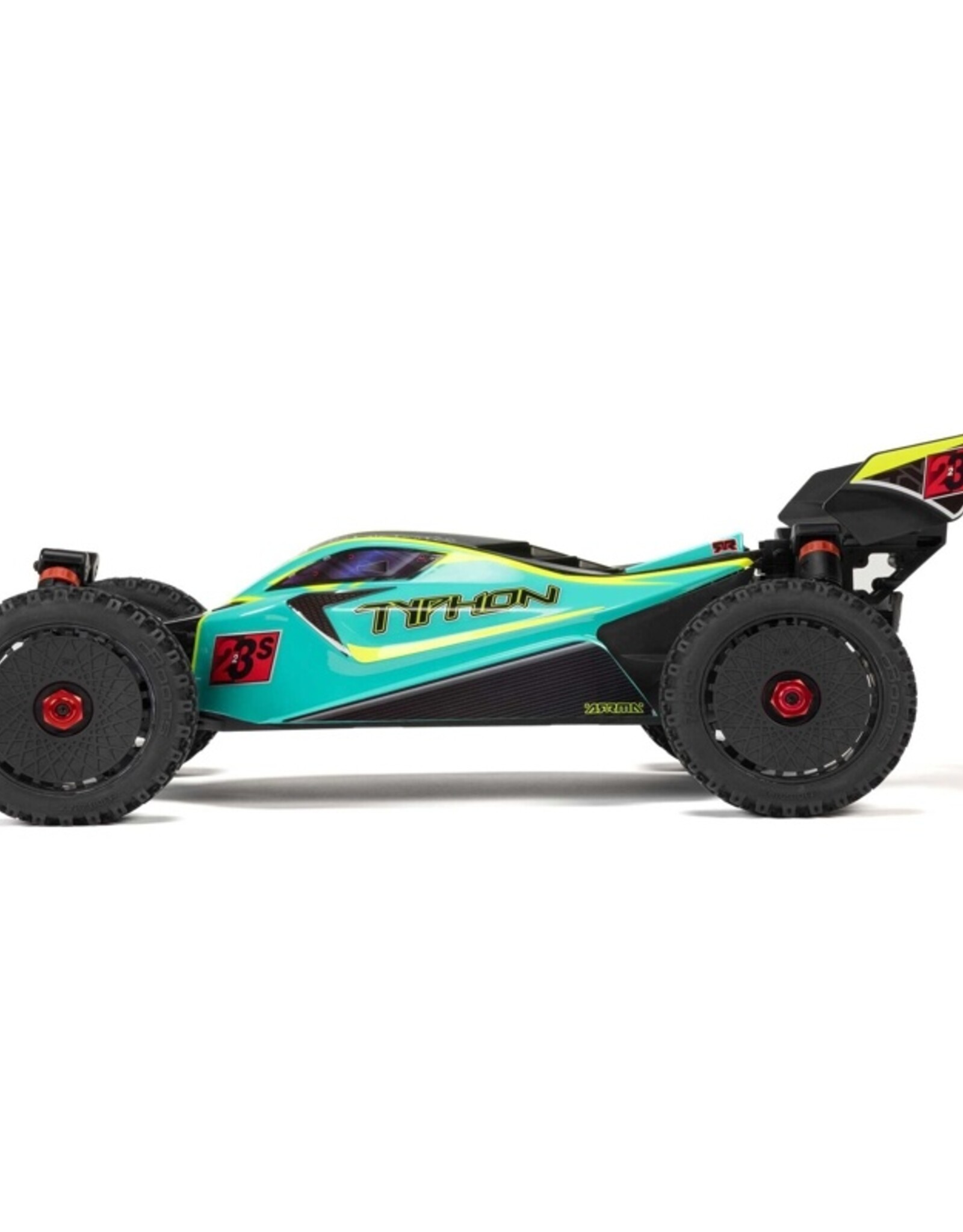 Arrma ARA4306V4T1 1/8 TYPHON 223S BLX Brushless 4X4 Buggy RTR with DSC, Green
