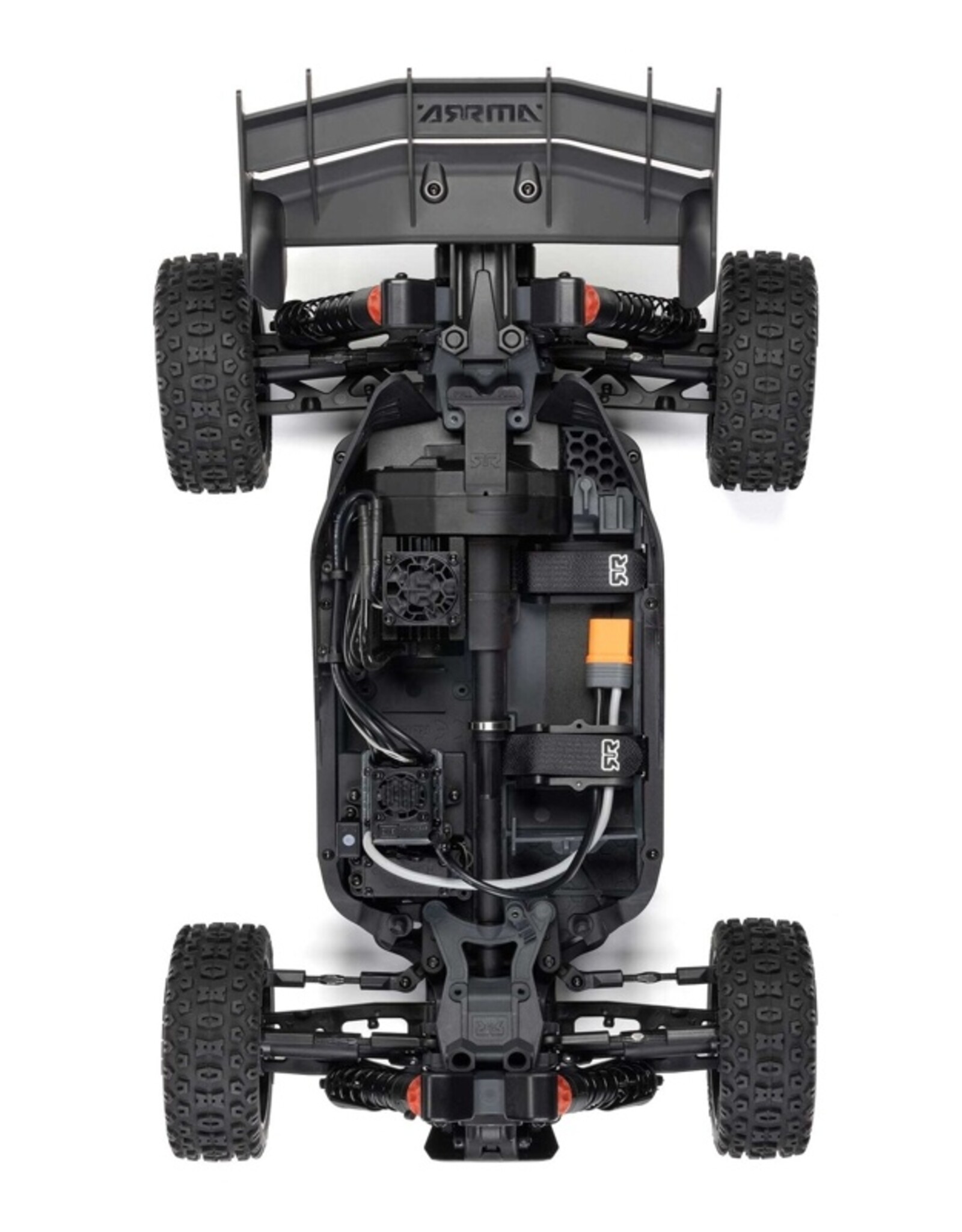 Arrma ARA4306V4T2 1/8 TYPHON 223S BLX Brushless 4X4 Buggy RTR with DSC, Yellow