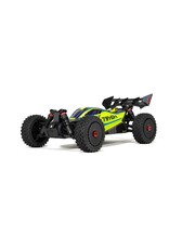 Arrma ARA4306V4T2 1/8 TYPHON 223S BLX Brushless 4X4 Buggy RTR with DSC, Yellow