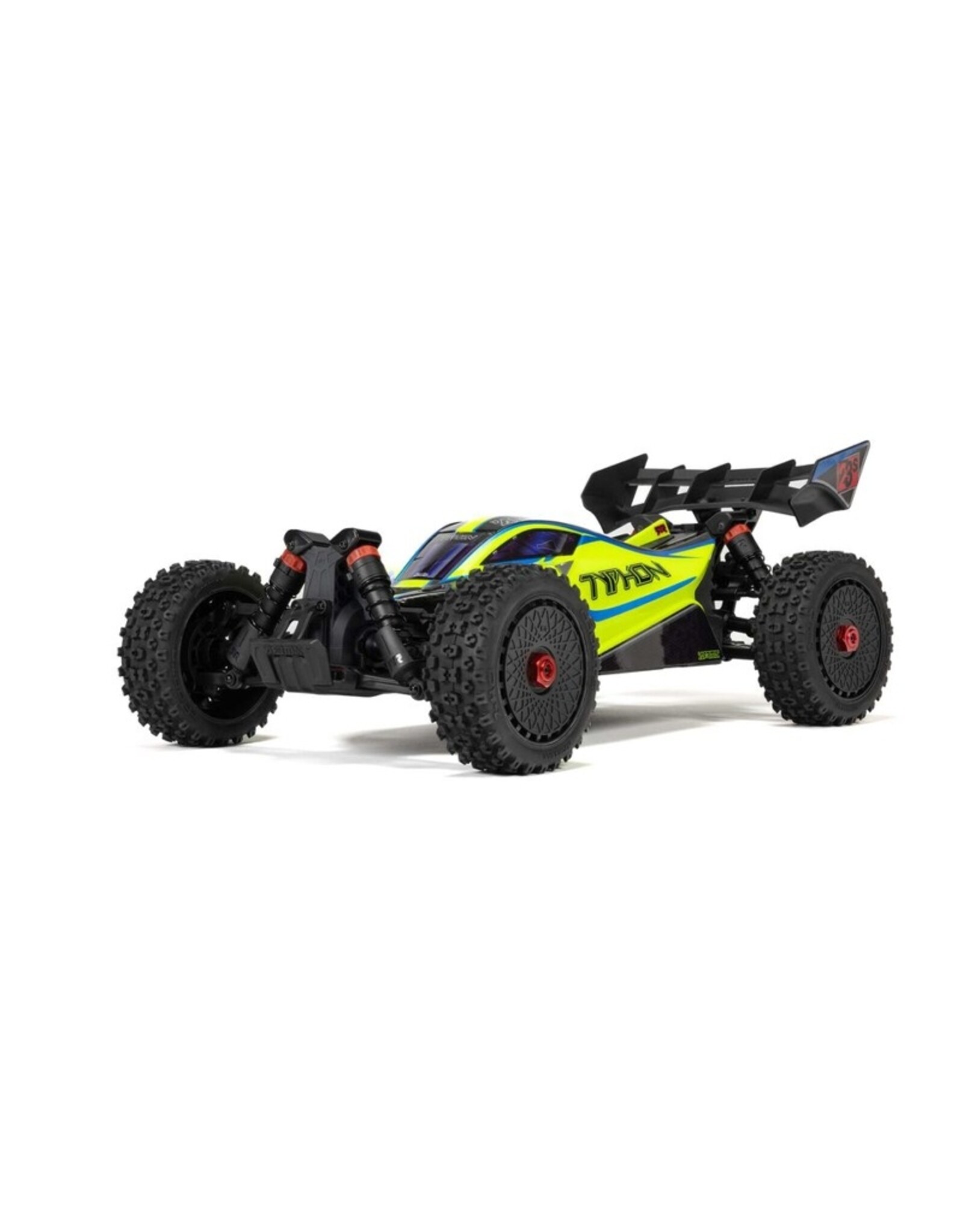 Arrma ARA4306V4T2 1/8 TYPHON 223S BLX Brushless 4X4 Buggy RTR with DSC, Yellow