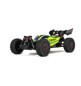 Arrma ARA4306V4T2 1/8 TYPHON 223S BLX Brushless 4X4 Buggy RTR with DSC, Yellow