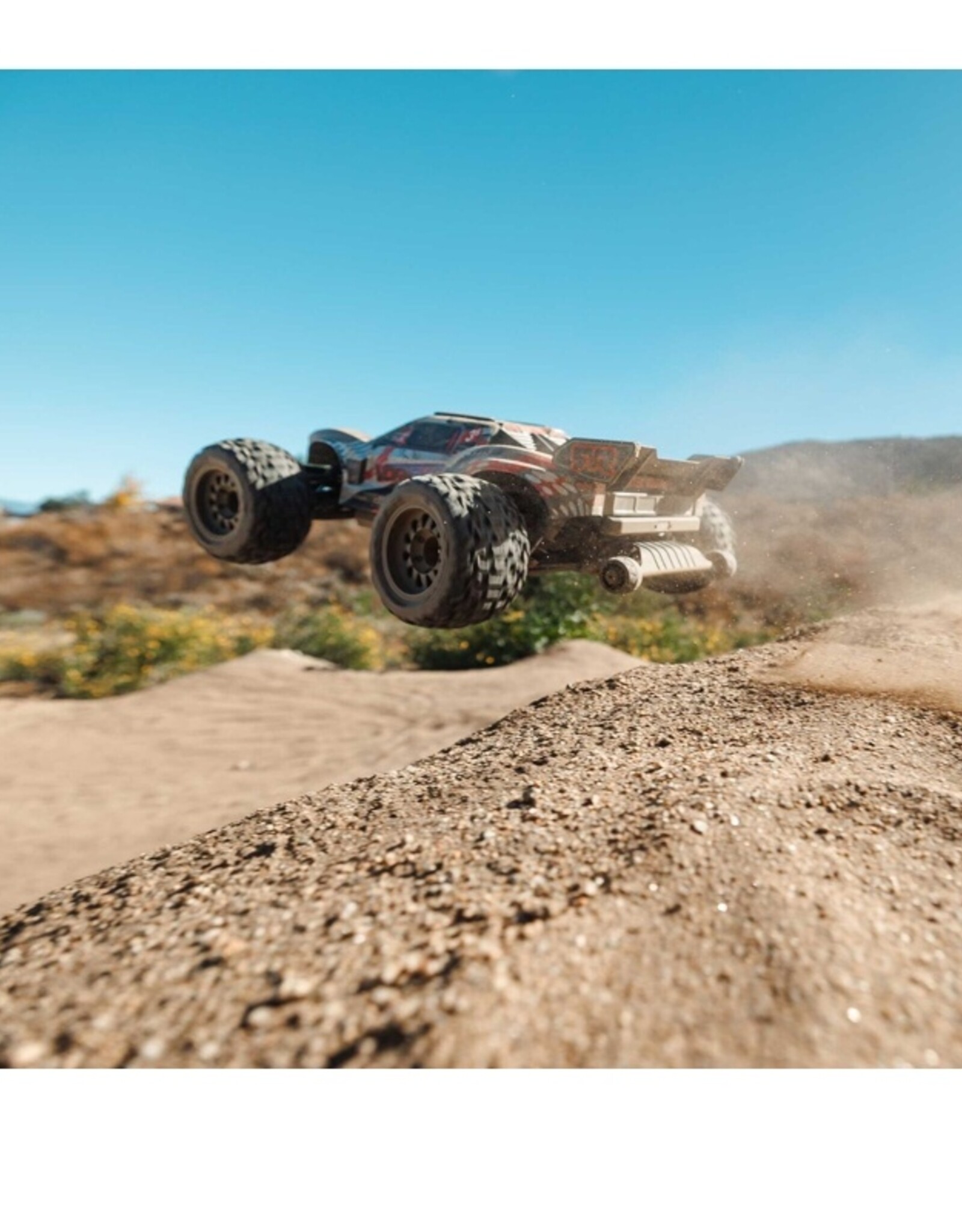 Arrma ARA4305V4T1 1/10 VORTEKS 223S BLX Brushless 4X4 Stadium Truck RTR with DSC, Red