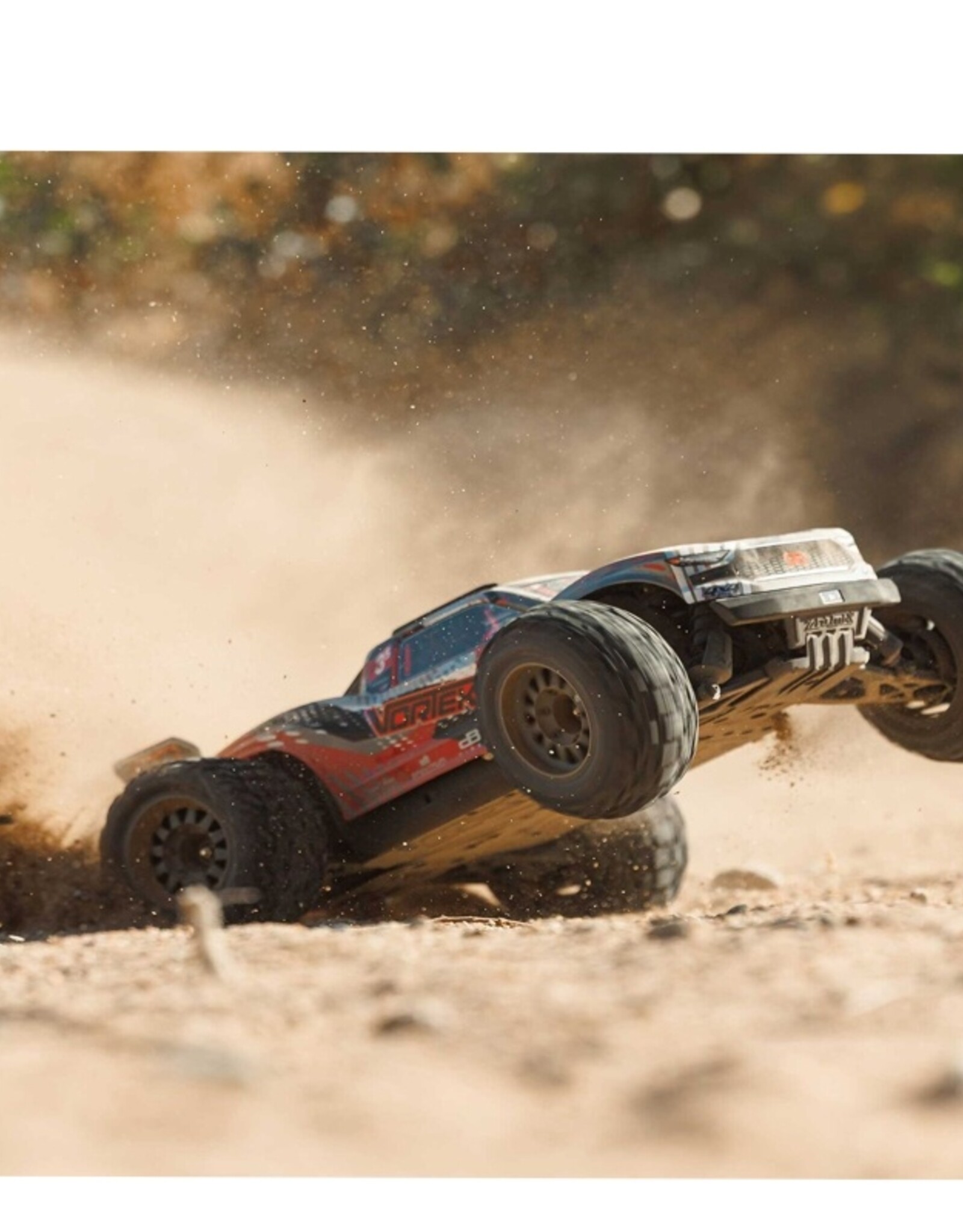 Arrma ARA4305V4T1 1/10 VORTEKS 223S BLX Brushless 4X4 Stadium Truck RTR with DSC, Red
