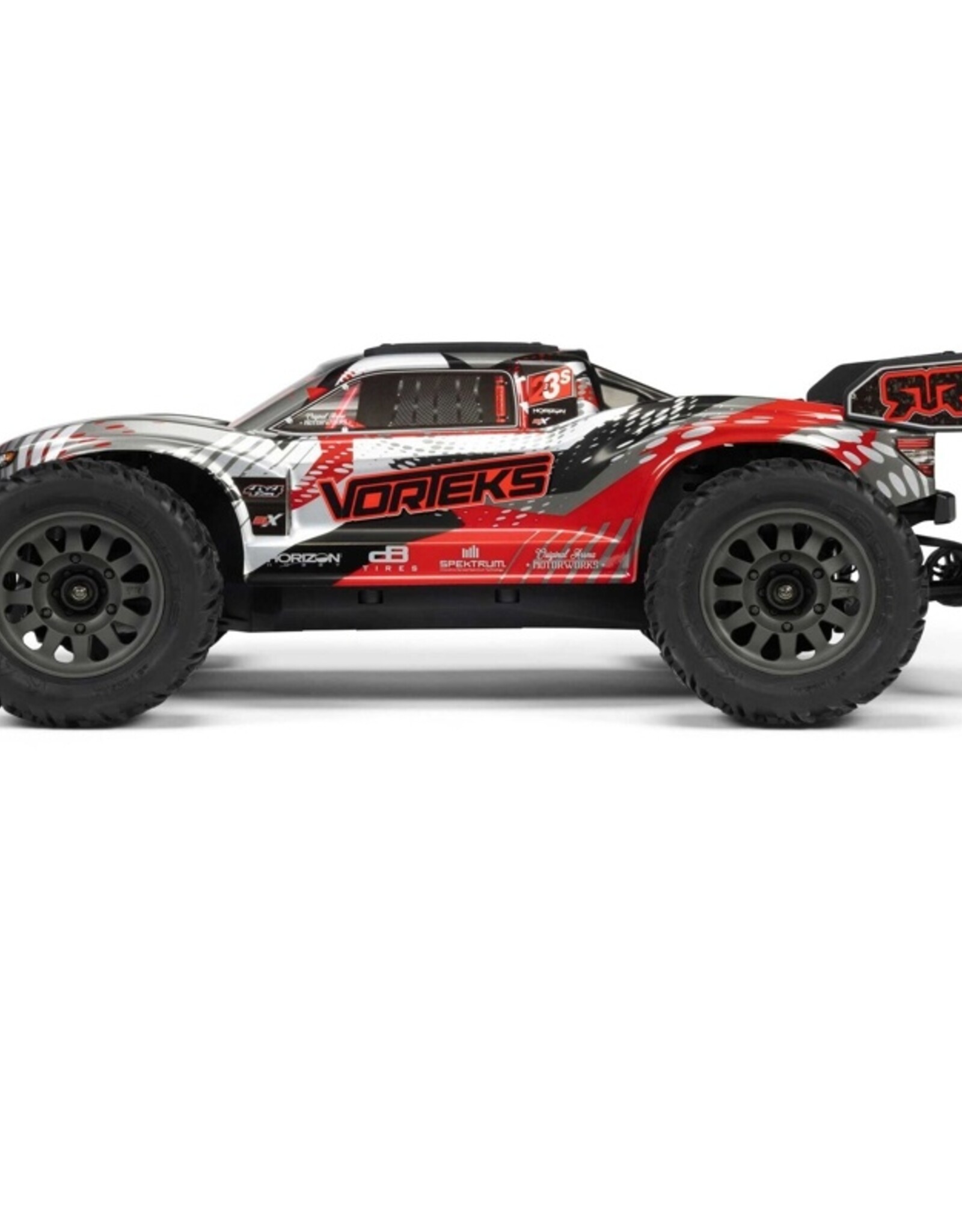 Arrma ARA4305V4T1 1/10 VORTEKS 223S BLX Brushless 4X4 Stadium Truck RTR with DSC, Red