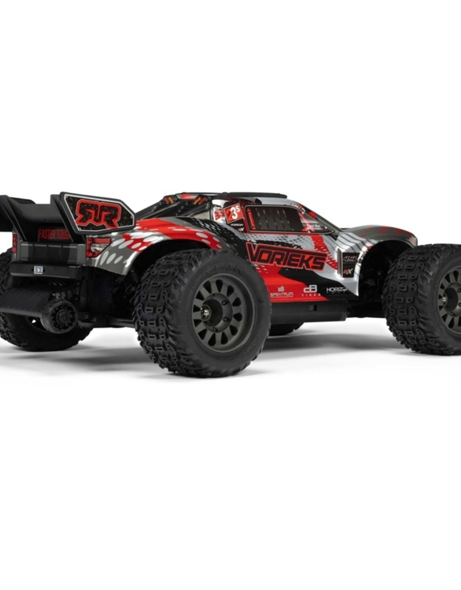 Arrma ARA4305V4T1 1/10 VORTEKS 223S BLX Brushless 4X4 Stadium Truck RTR with DSC, Red