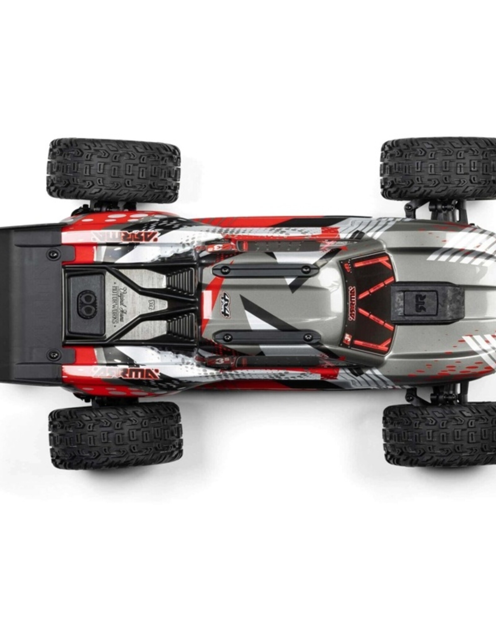 Arrma ARA4305V4T1 1/10 VORTEKS 223S BLX Brushless 4X4 Stadium Truck RTR with DSC, Red