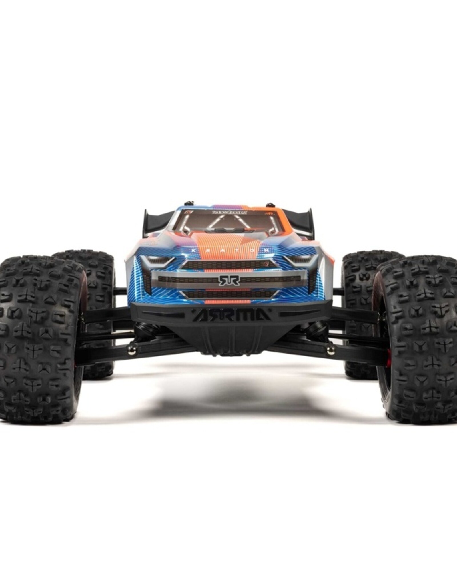 Arrma ARA8608V6T1 1/8 KRATON 6S V6 4X4 BLX Brushless Speed Monster Truck RTR, Blue/Orange