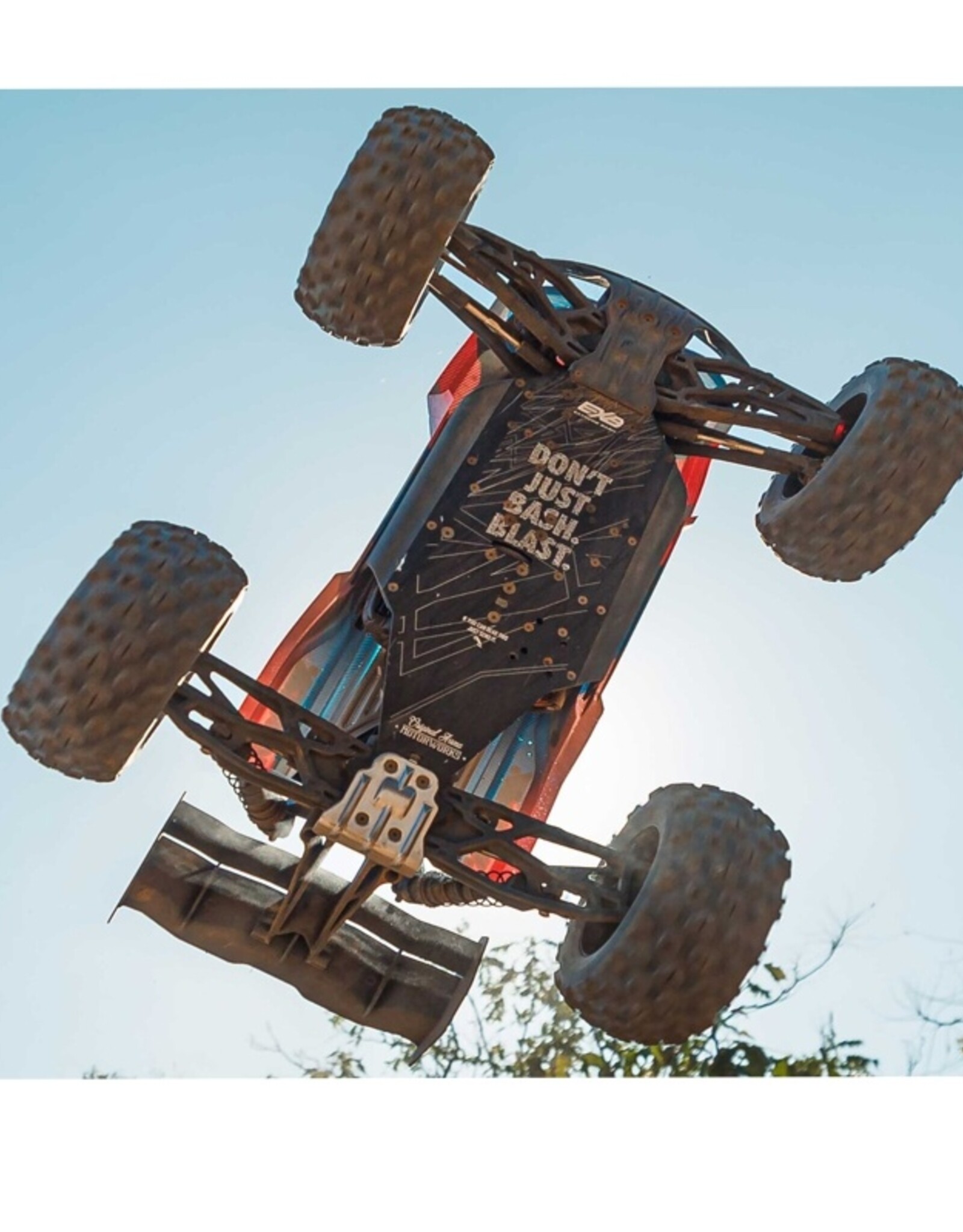 Arrma ARA8608V6T2 1/8 KRATON 6S V6 4X4 BLX Brushless Speed Monster Truck RTR, Blue/Pink