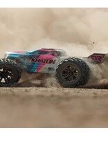 Arrma ARA8608V6T2 1/8 KRATON 6S V6 4X4 BLX Brushless Speed Monster Truck RTR, Blue/Pink