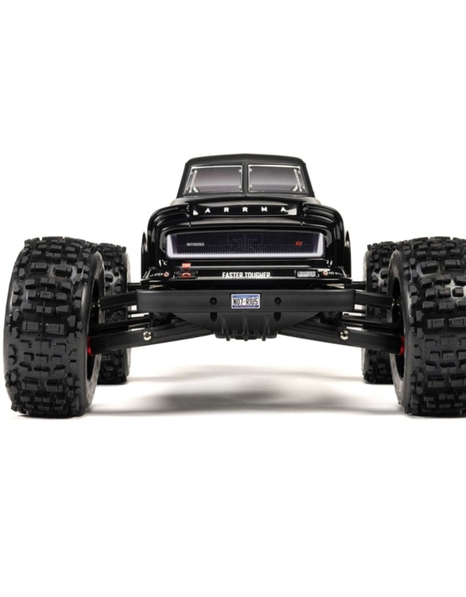 Arrma ARA8611V6T1 1/8 NOTORIOUS 6S V6 4X4 BLX Brushless Stunt Truck RTR, Black