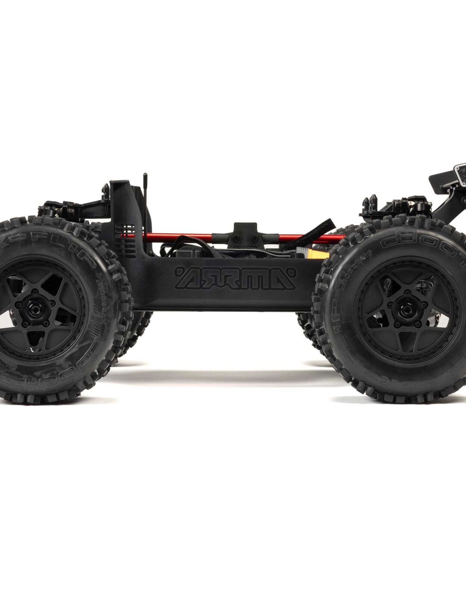 Arrma ARA8611V6T1 1/8 NOTORIOUS 6S V6 4X4 BLX Brushless Stunt Truck RTR, Black