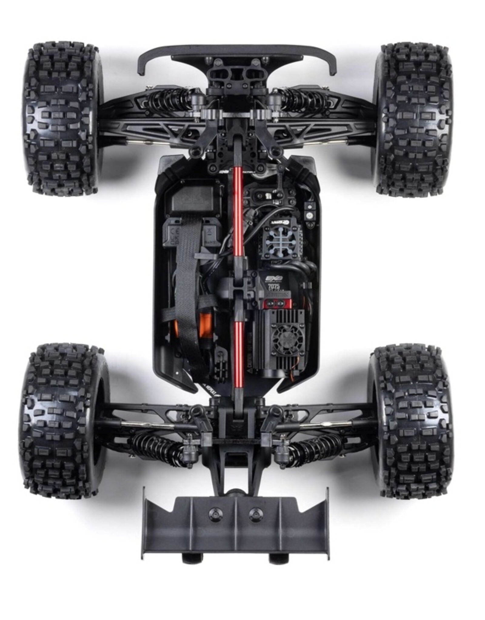 Arrma ARA8611V6T1 1/8 NOTORIOUS 6S V6 4X4 BLX Brushless Stunt Truck RTR, Black
