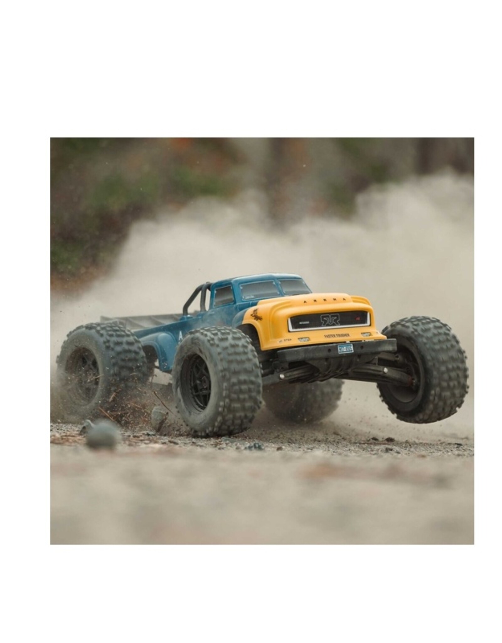 Arrma ARA8611V6T2 1/8 NOTORIOUS 6S V6 4X4 BLX Brushless Stunt Truck RTR, Blue