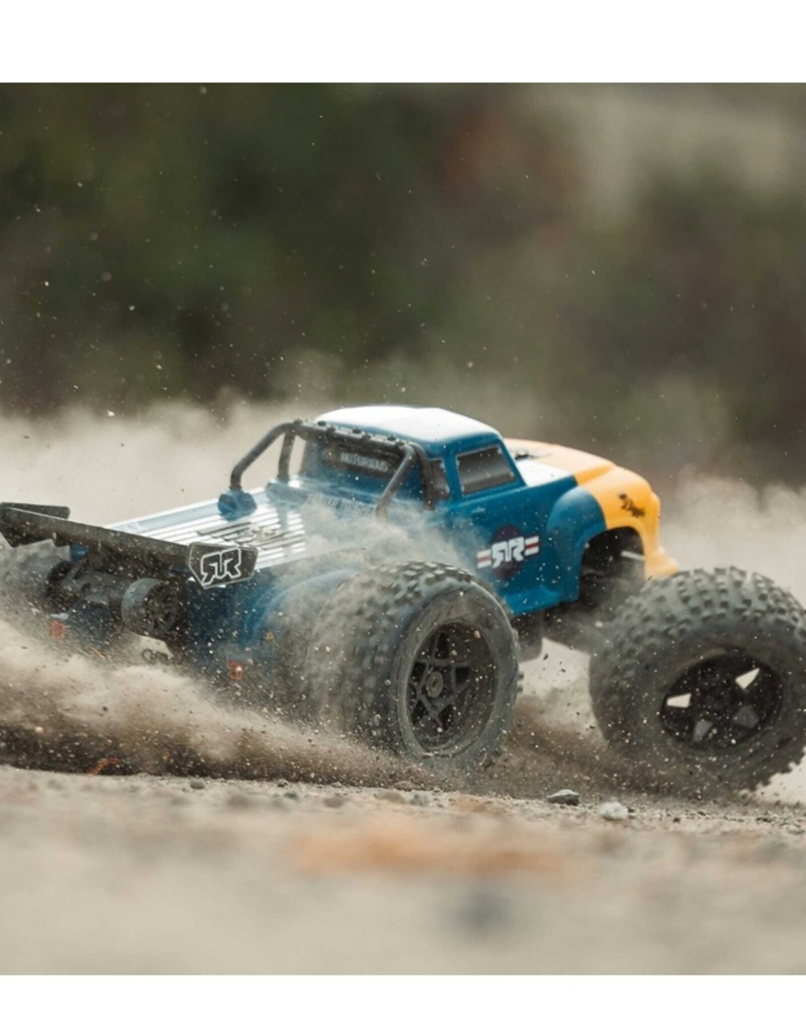 Arrma ARA8611V6T2 1/8 NOTORIOUS 6S V6 4X4 BLX Brushless Stunt Truck RTR, Blue