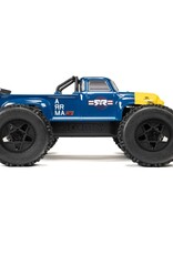 Arrma ARA8611V6T2 1/8 NOTORIOUS 6S V6 4X4 BLX Brushless Stunt Truck RTR, Blue