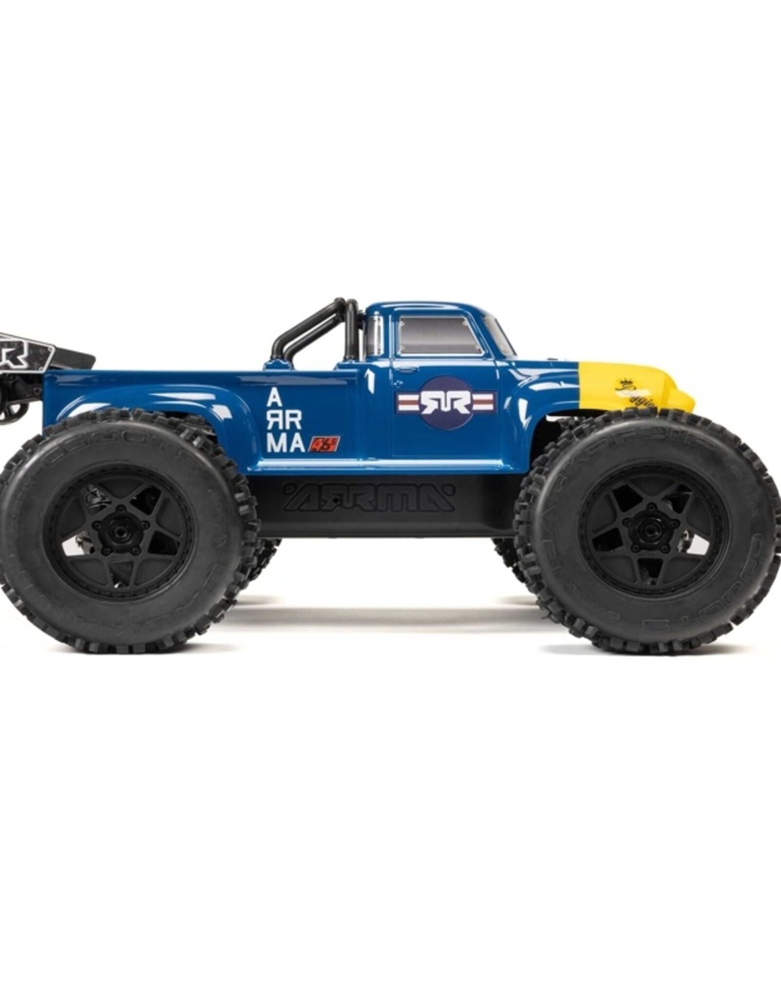 Arrma ARA8611V6T2 1/8 NOTORIOUS 6S V6 4X4 BLX Brushless Stunt Truck RTR, Blue