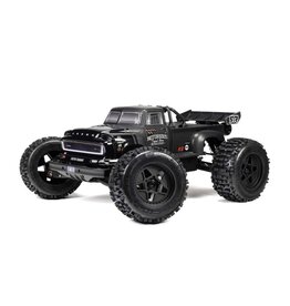 Arrma ARA8611V6T1 1/8 NOTORIOUS 6S V6 4X4 BLX Brushless Stunt Truck RTR, Black