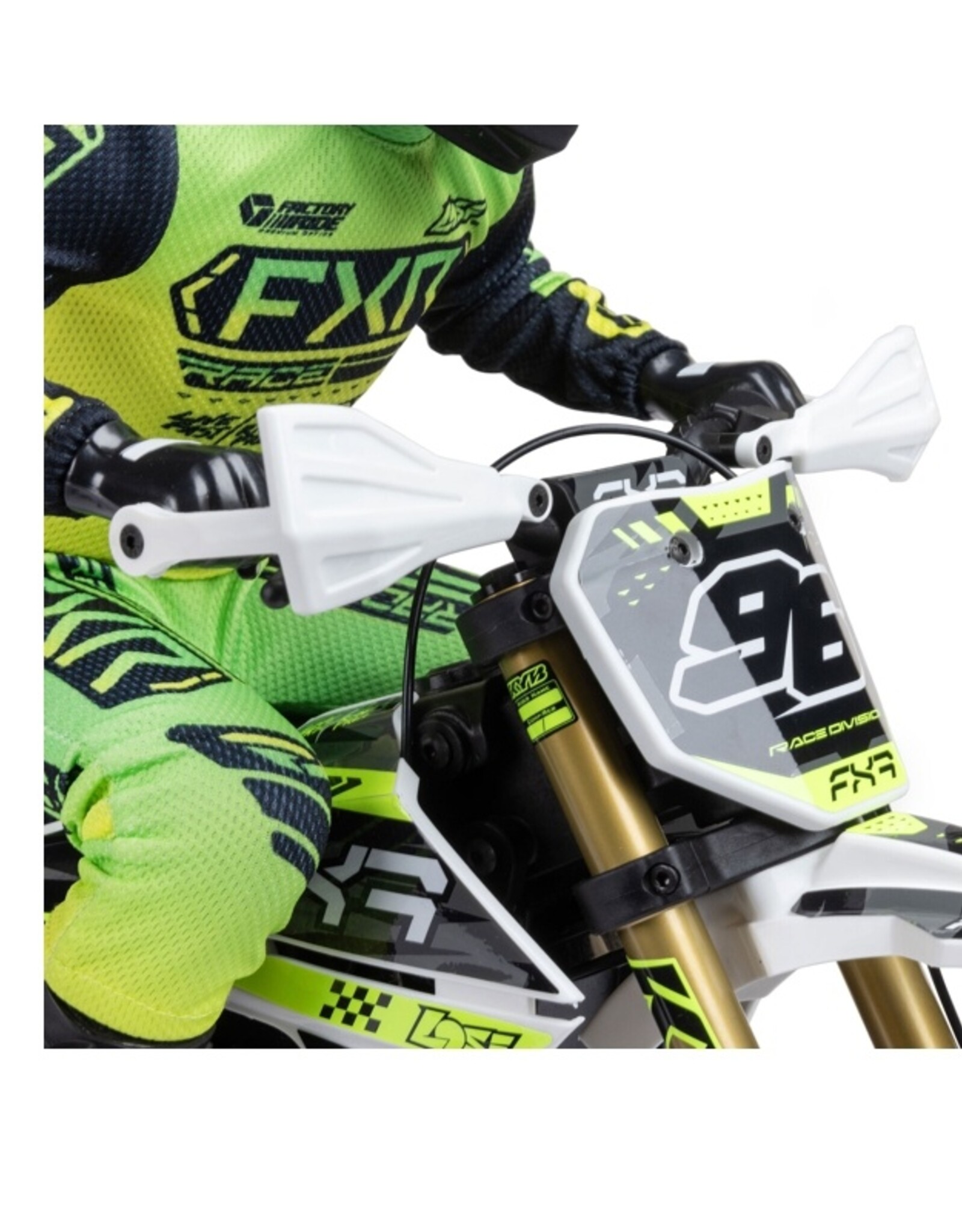 Losi LOS-2310 1/4 Promoto-SM FXR Supermoto Motorcycle RTR (Battery and Charger Included), White