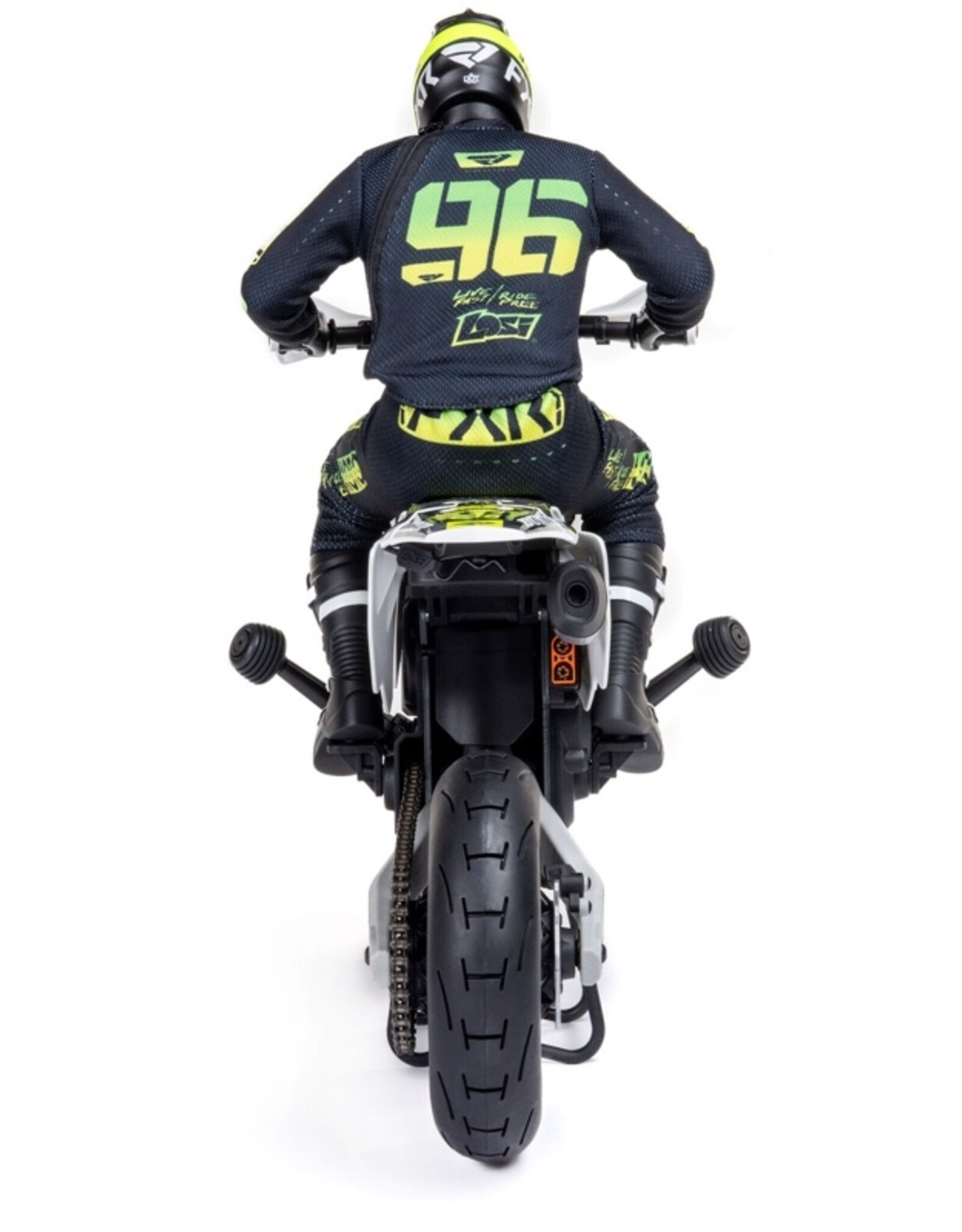 Losi LOS-2272 1/4 Promoto-SM FXR Supermoto Motorcycle RTR Basic, White