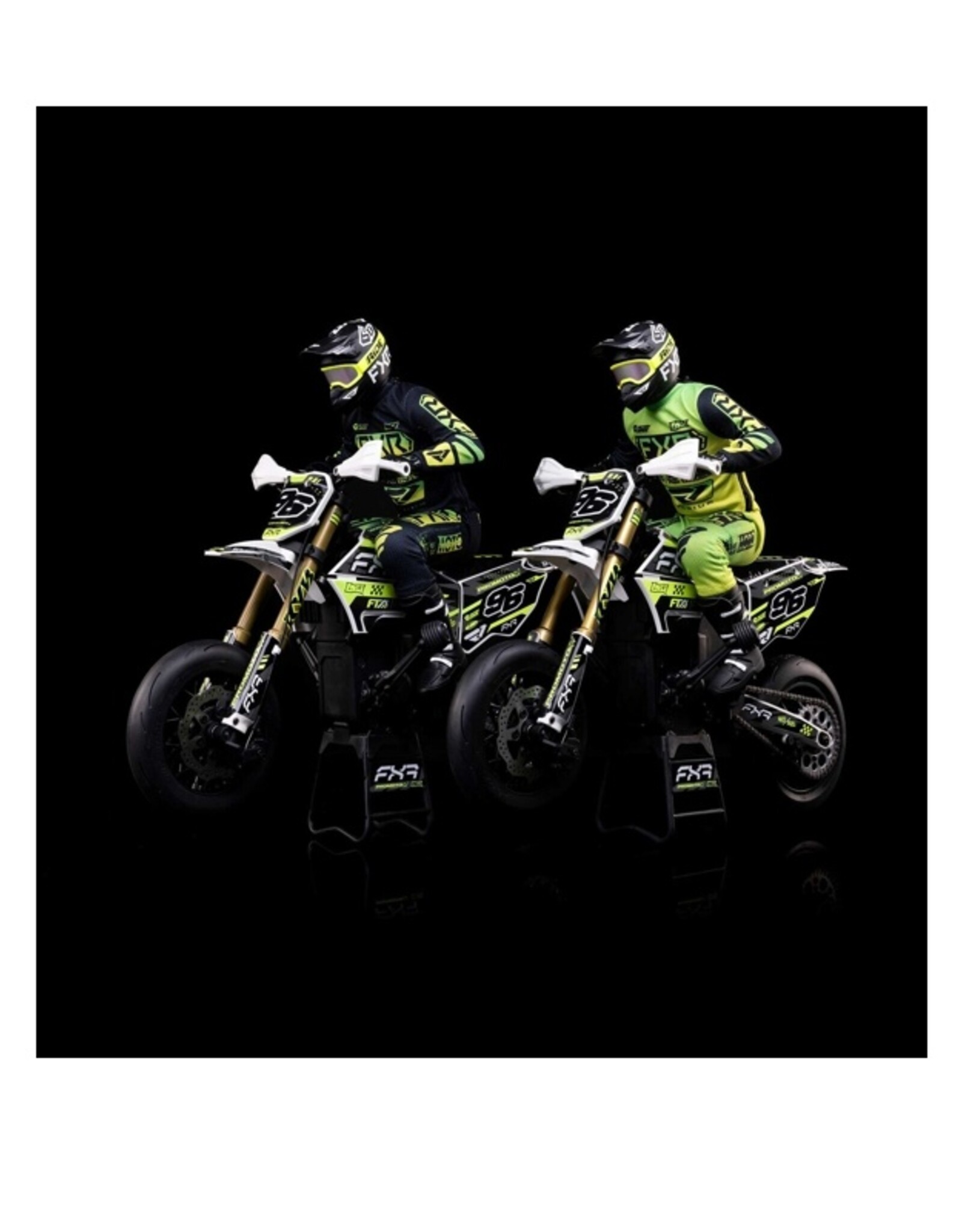 Losi LOS-2272 1/4 Promoto-SM FXR Supermoto Motorcycle RTR Basic, White