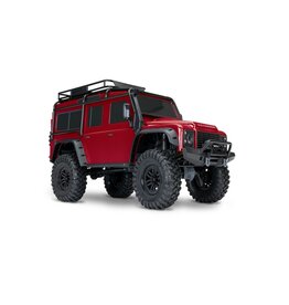 Traxxas TRA82256-4  TRX-4 Defender Clipless RED