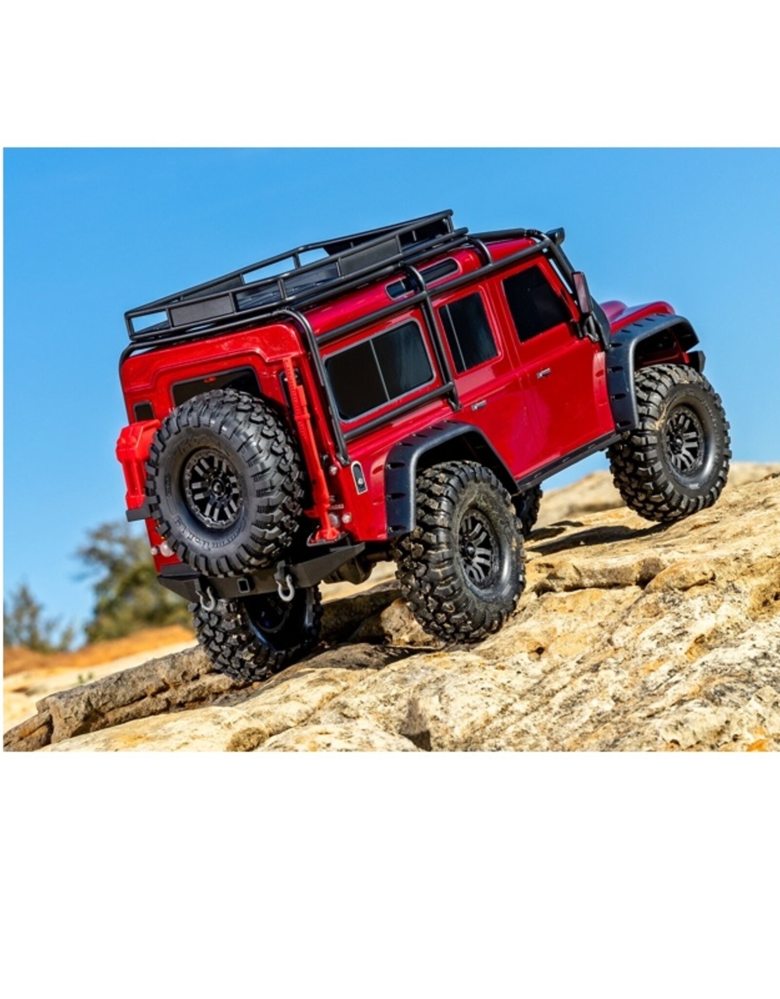 Traxxas TRA82256-4  TRX-4 Defender Clipless RED