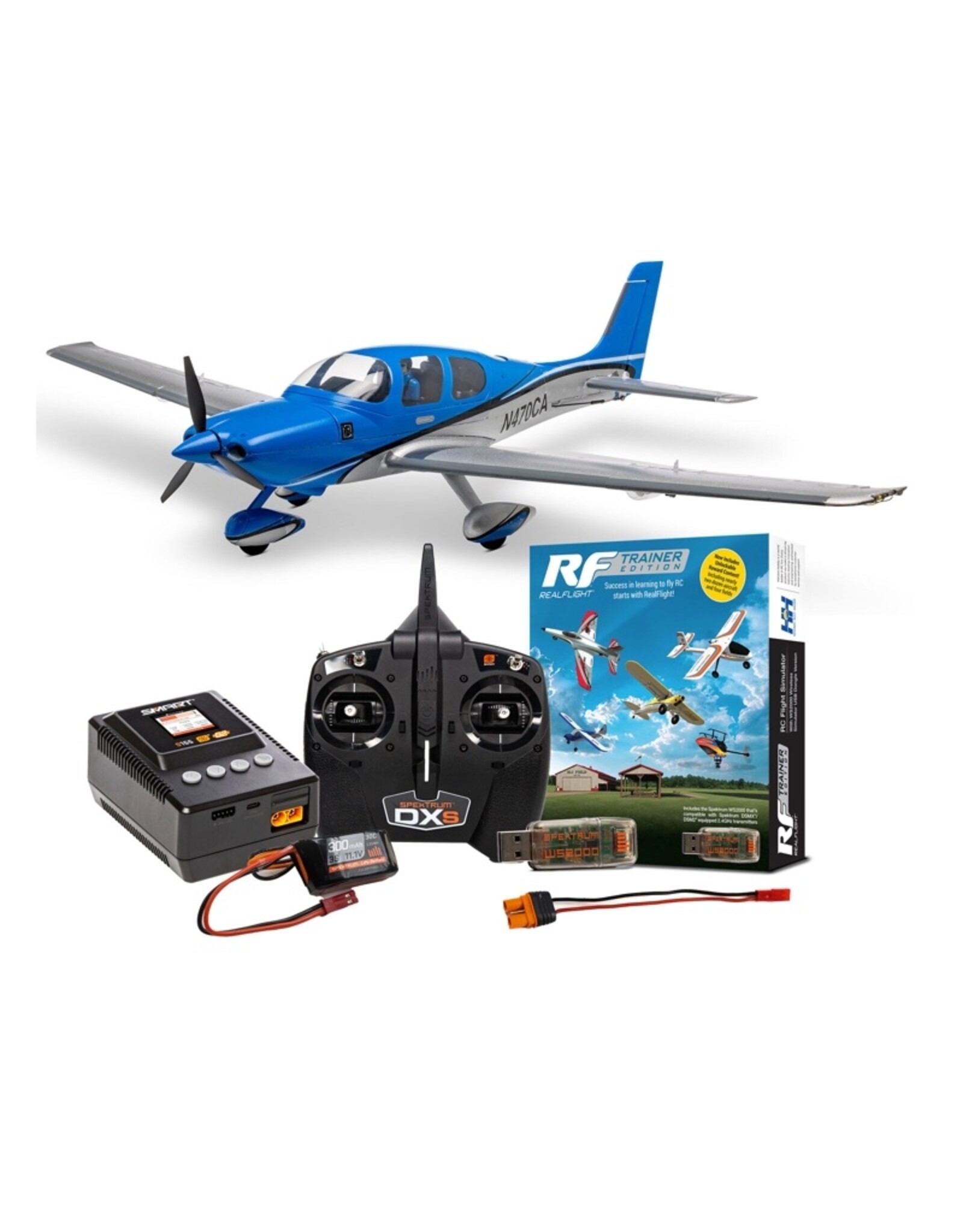 eflite EFLU15950UC UMX Cirrus SR22T BNF Basic Ultimate Combo